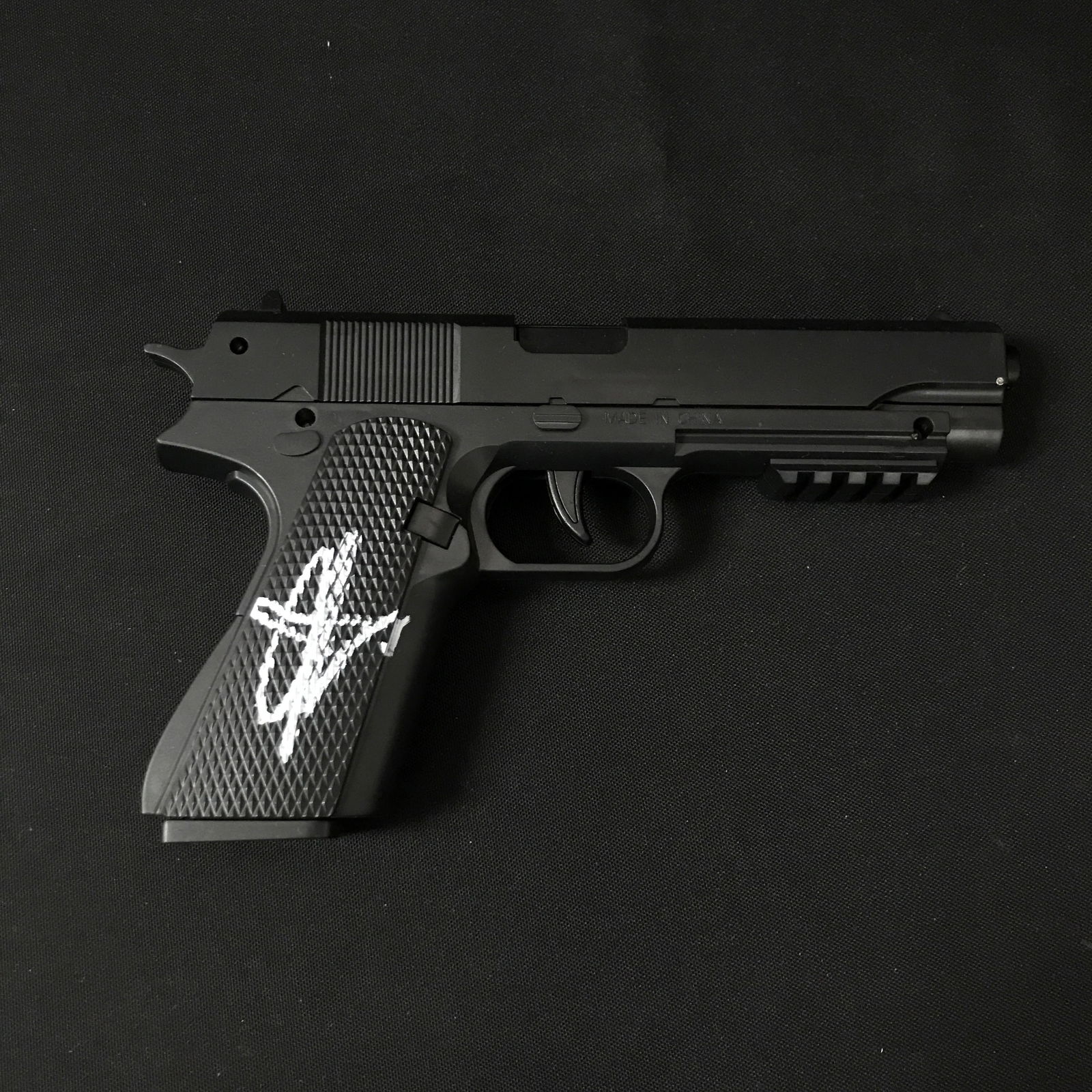 JOHN CENA SIGNED FAST AND FURIOUS PROP GUN (WWOC COA): Prices are in Canadian dollars