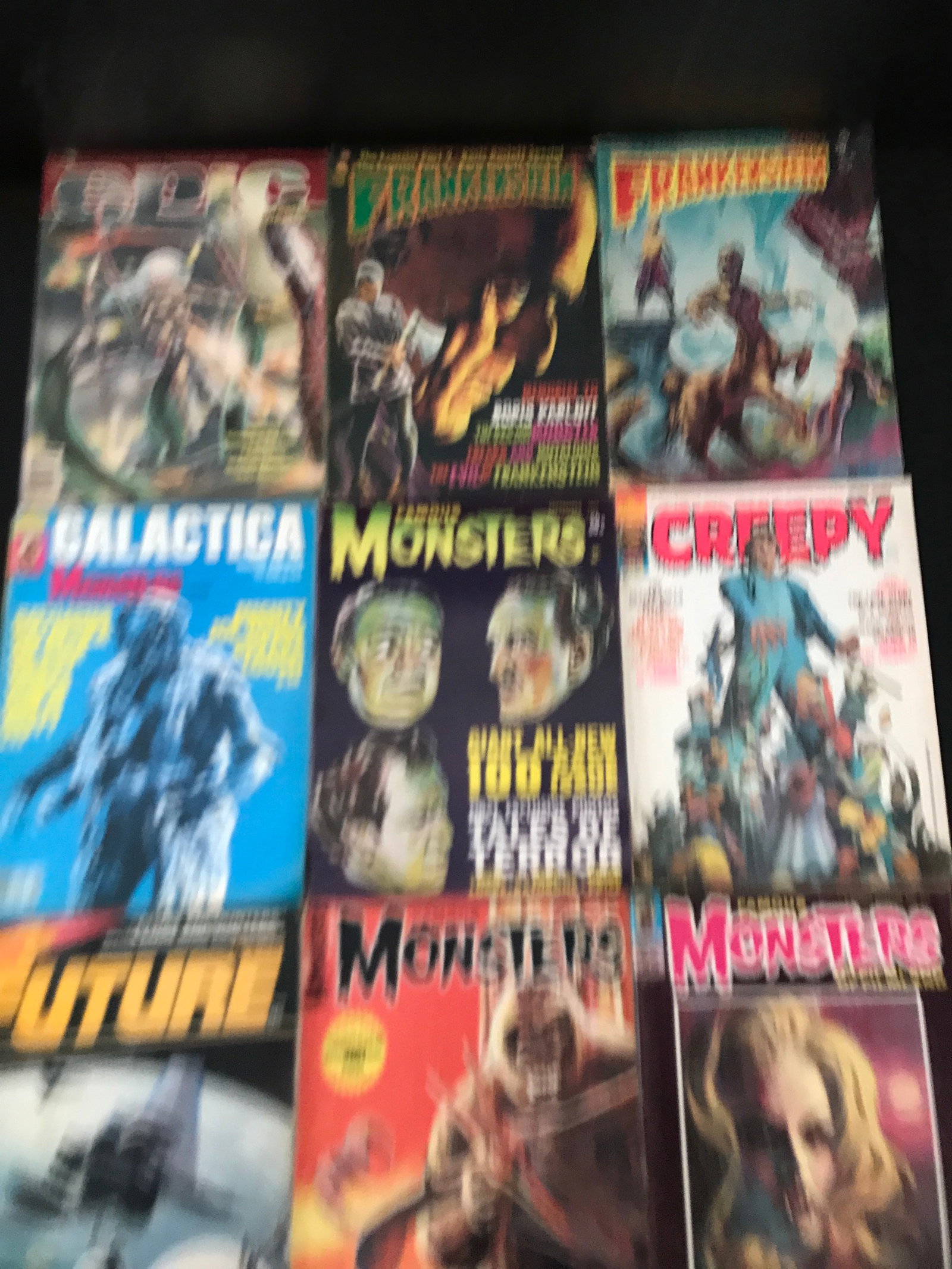 VINTAGE FAMOUS MONSTERS COMICS BOOK LOT: Prices are in Canadian dollars