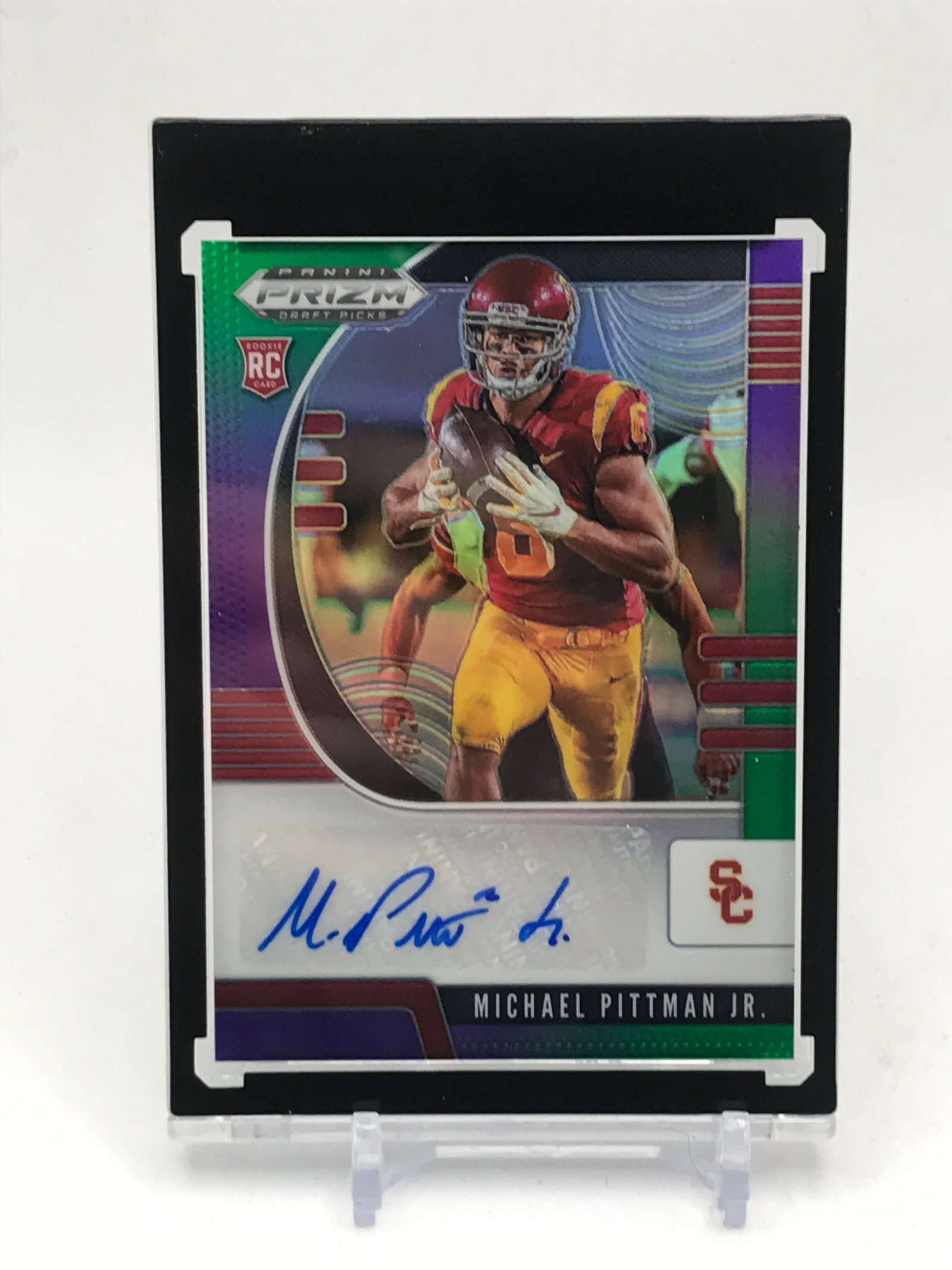 2020 PANINI PRIZM MICHAEL PTTMAN JR ROOKIE AUTO 184/199: Prices are in Canadian dollars