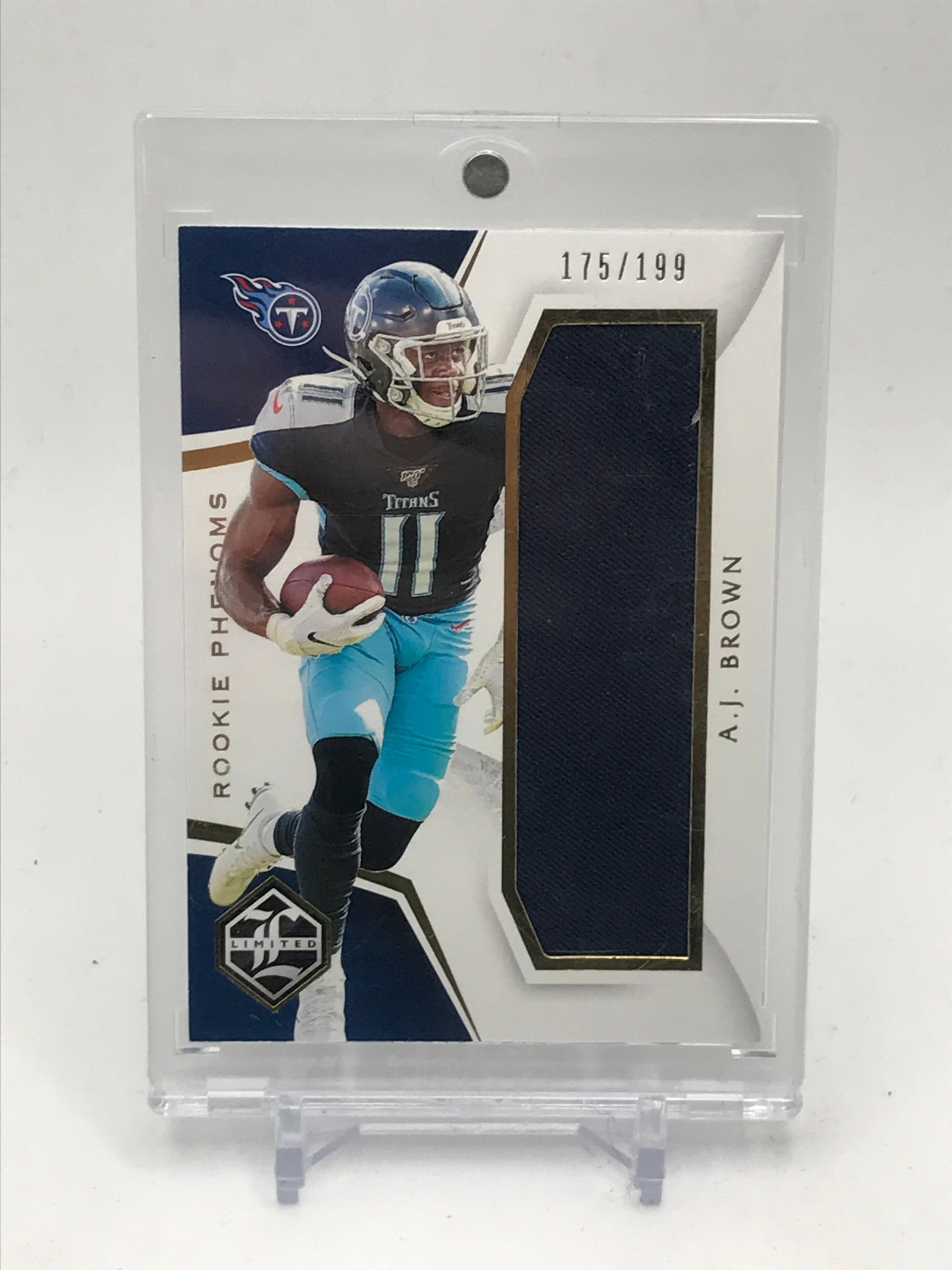 2019 PANINI LIMITED A.J BROWN ROOKIE PHENOMS PATCH 175/199: Prices are in Canadian dollars