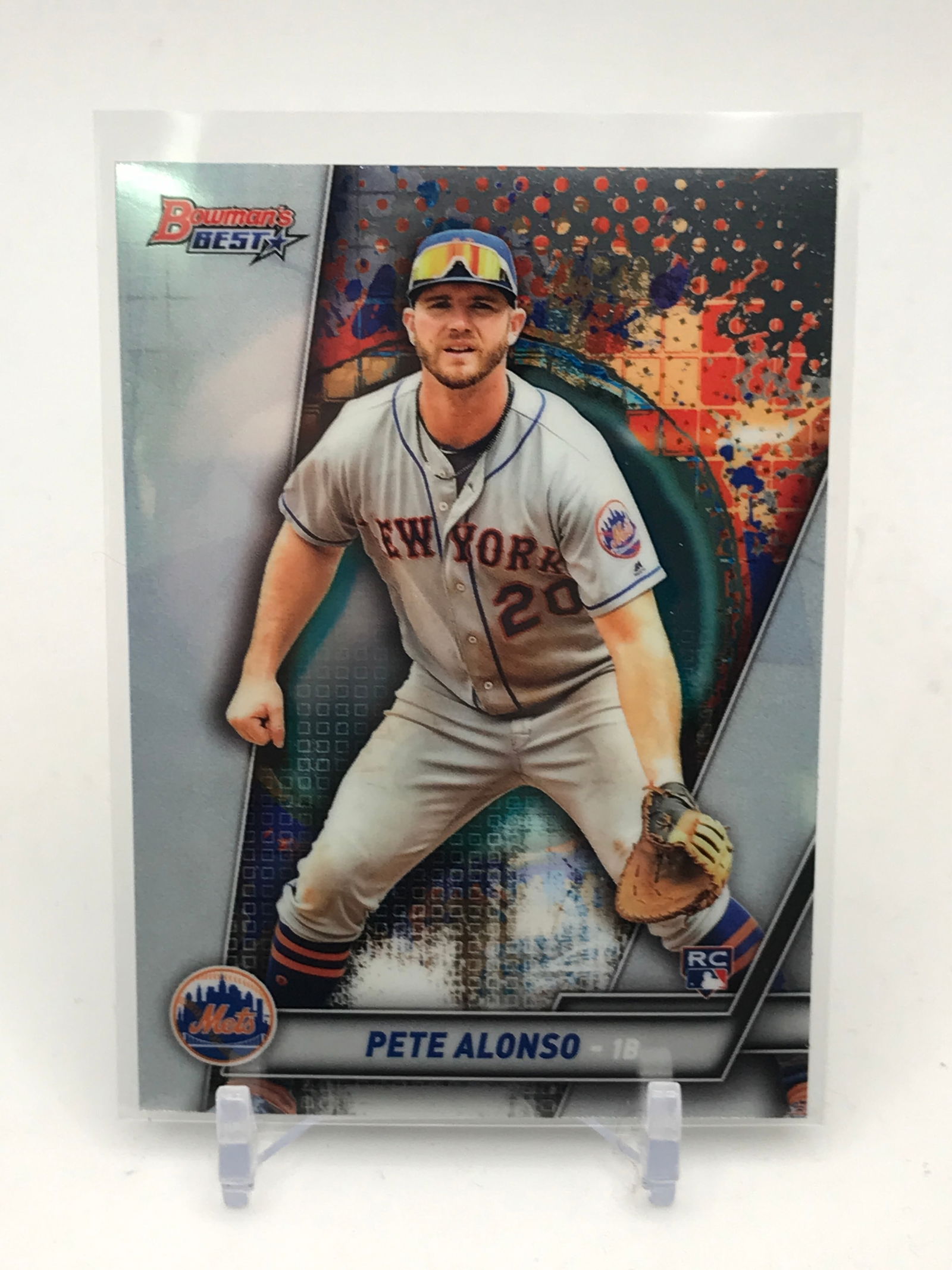 2019 TOPPS BOWMAN'S BEST PETE ALONSO BASEBAL ROOKIE CARD (1 of 3)