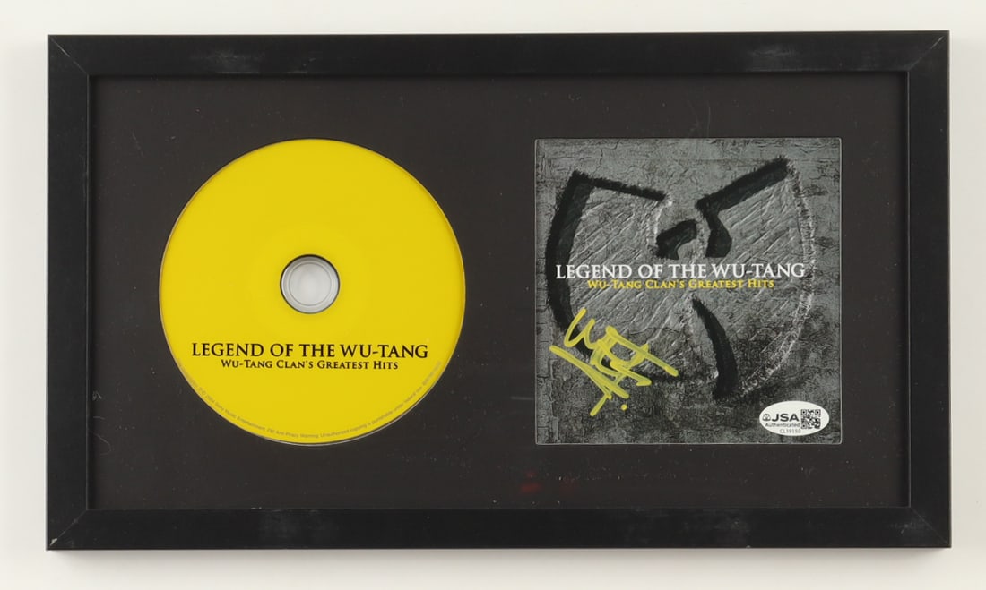 METHOD MAN SIGNED WU TANG CLAN CD DISPLAY (JSA COA): Prices are in Canadian dollars