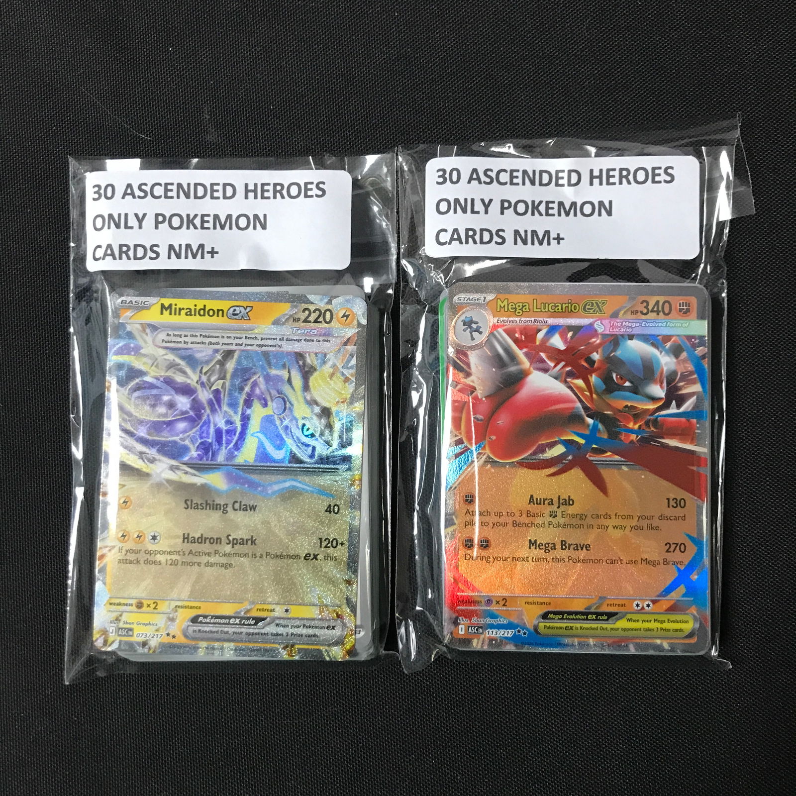 POKEMON ASCENDED HEROES TRADING CARDS: Prices are in Canadian dollars