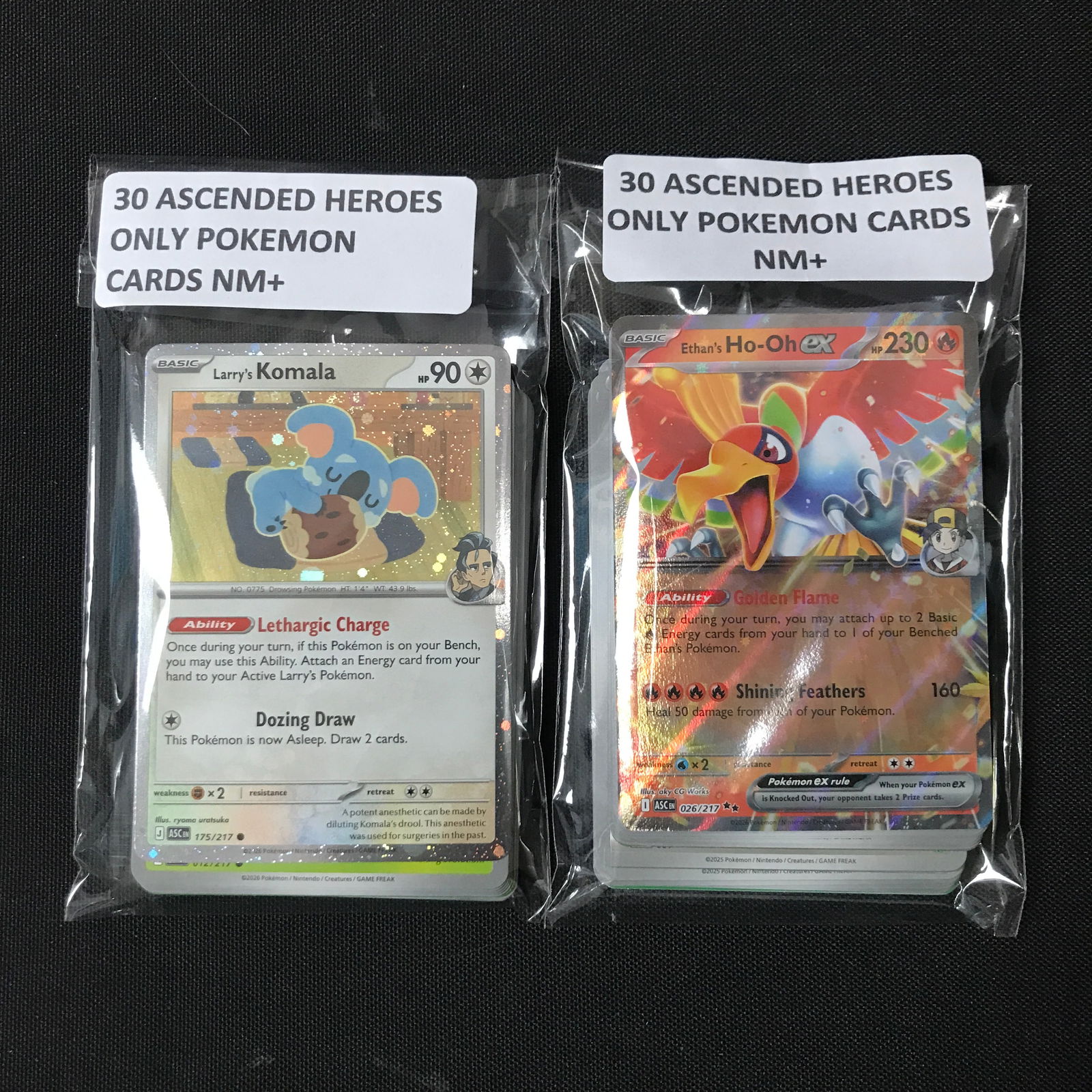 POKEMON ASCENDED HEROES TRADING CARDS: Prices are in Canadian dollars