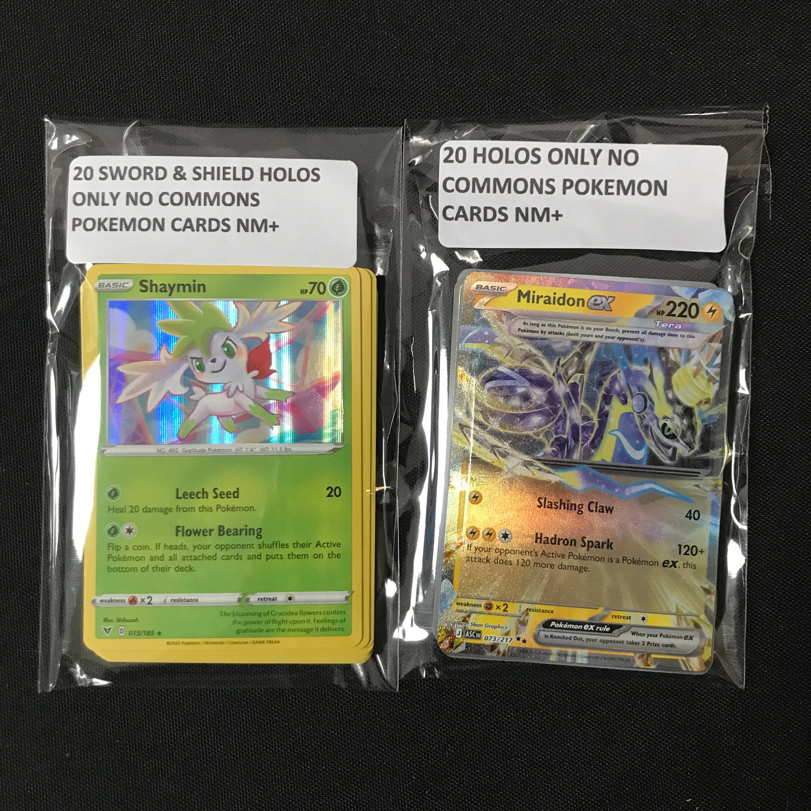 LOT OF 40 POKEMON HOLO TRADING CARDS (NO COMMONS) (1 of 1)