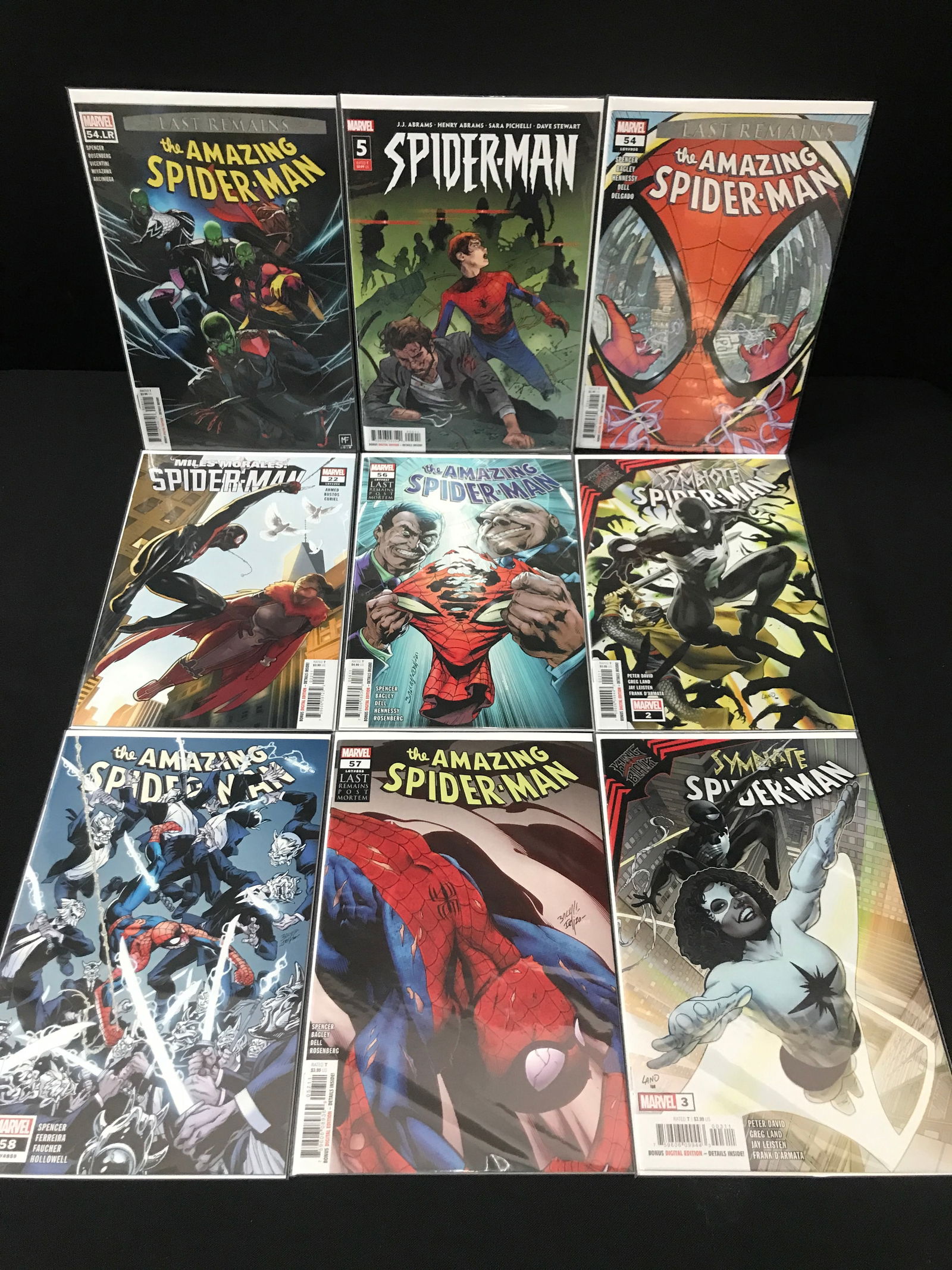 LOT OF 9 HIGH GRADE MODERN SPIDER-MAN COMICS (1 of 1)