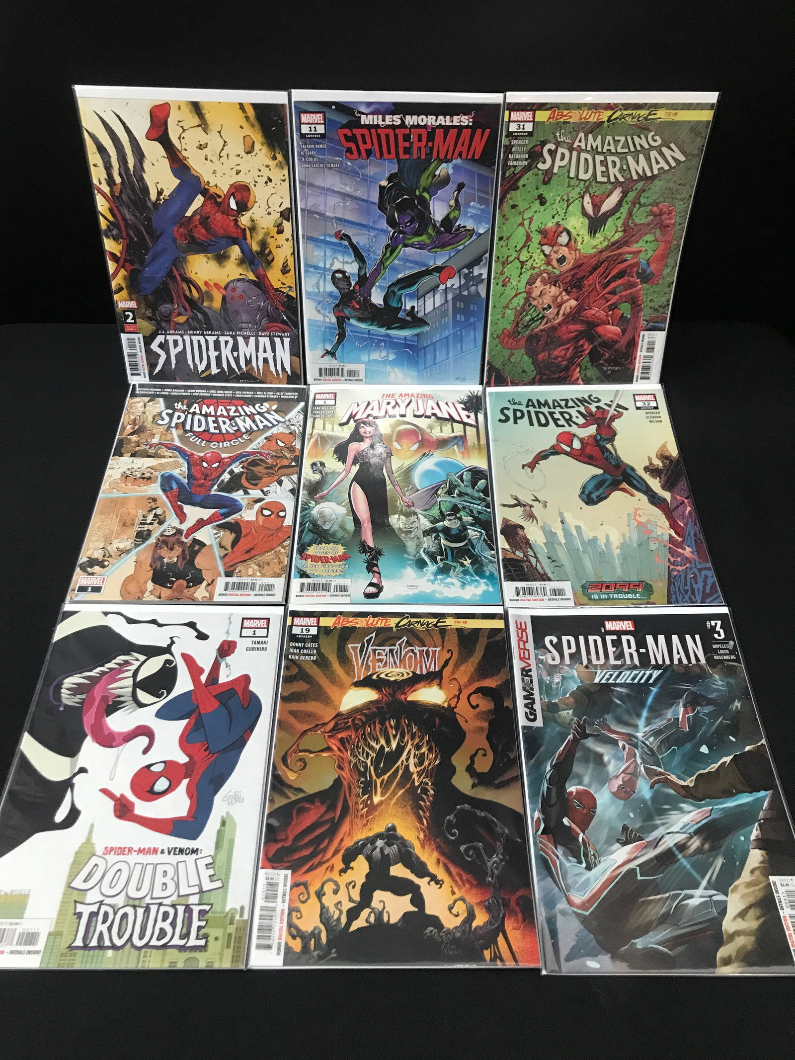 LOT OF 9 HIGH GRADE MODERN SPIDER-MAN COMICS (1 of 1)