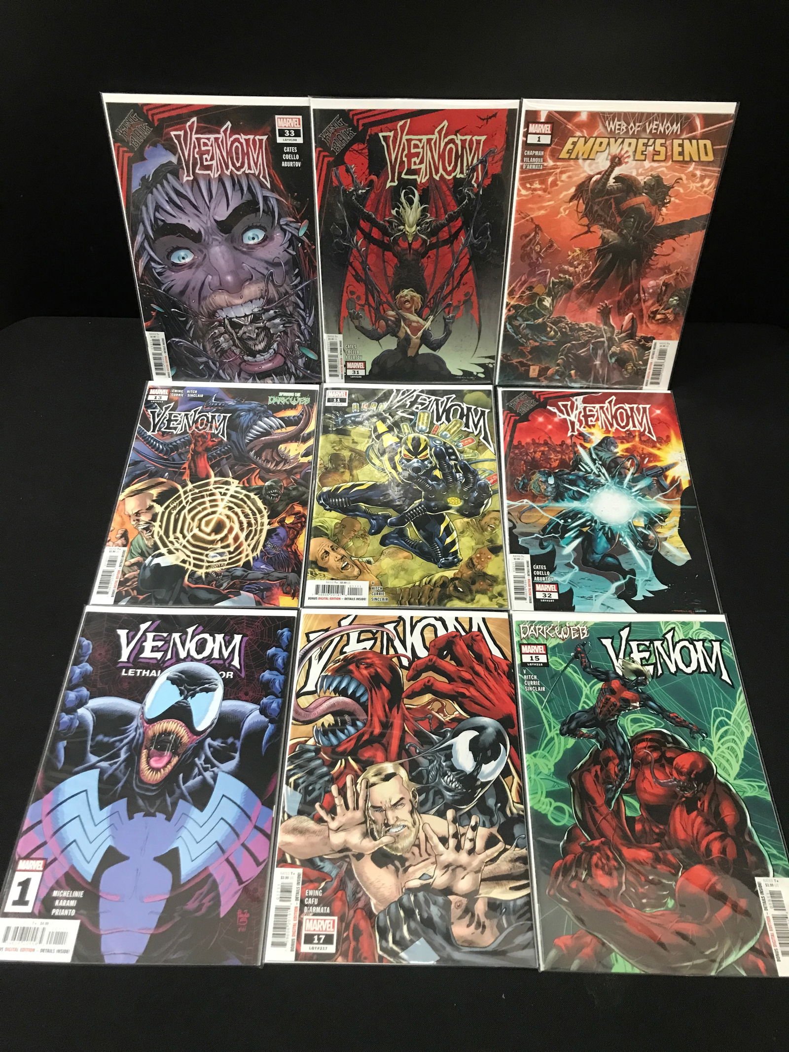LOT OF 9 HIGH GRADE MODERN VENOM COMICS (1 of 1)