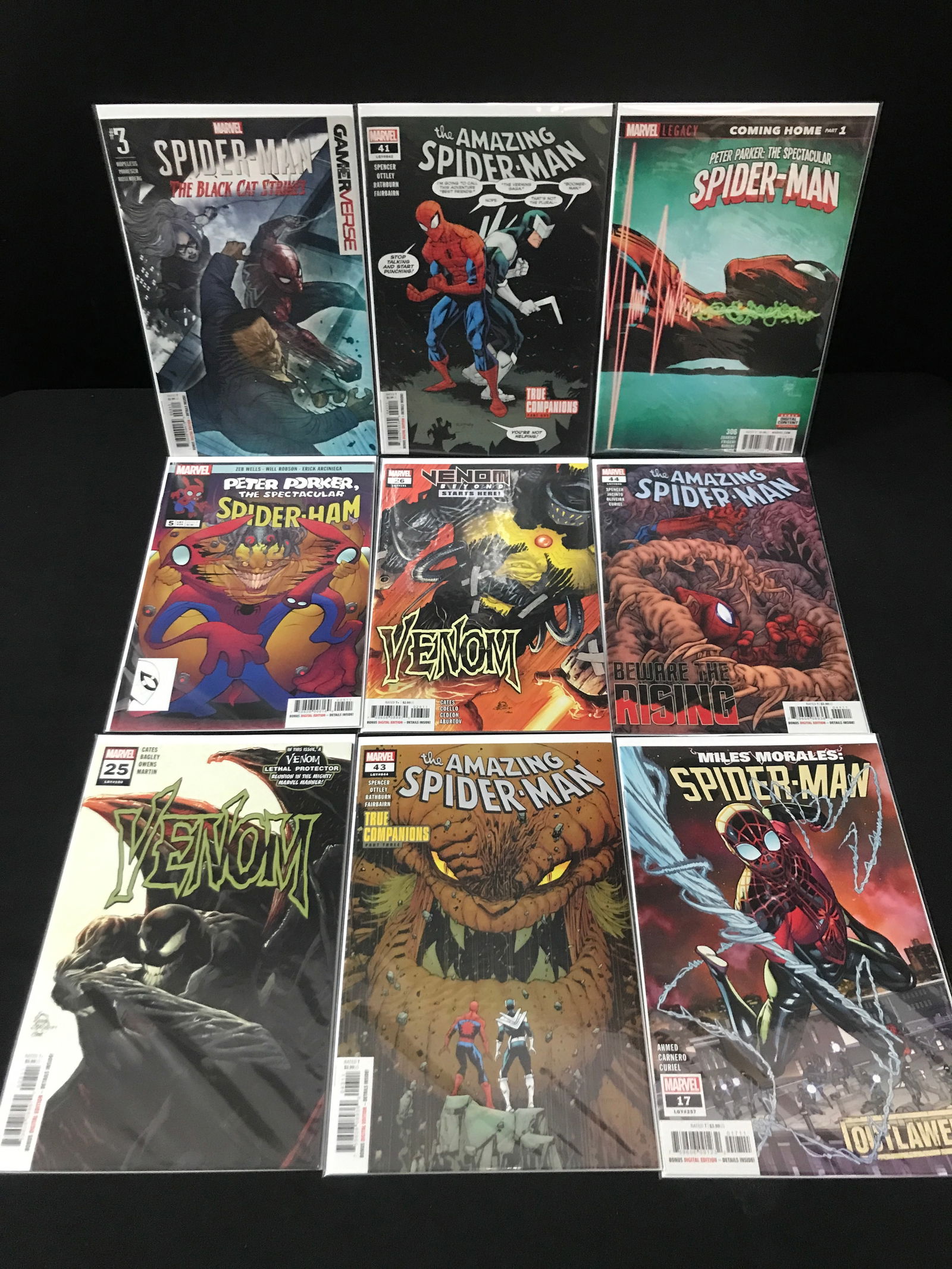 LOT OF 9 HIGH GRADE MODERN SPIDER-MAN COMICS (1 of 1)