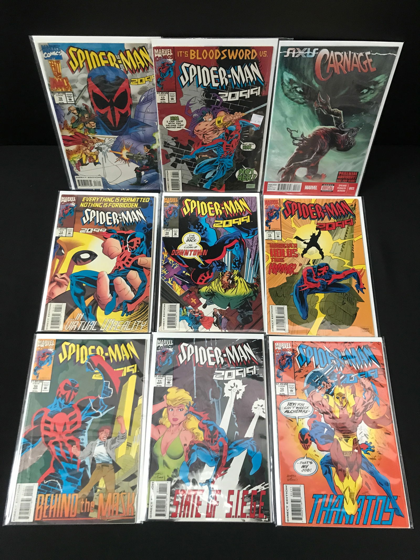 LOT OF 9 HIGH GRADE MODERN SPIDER-MAN COMICS (1 of 1)