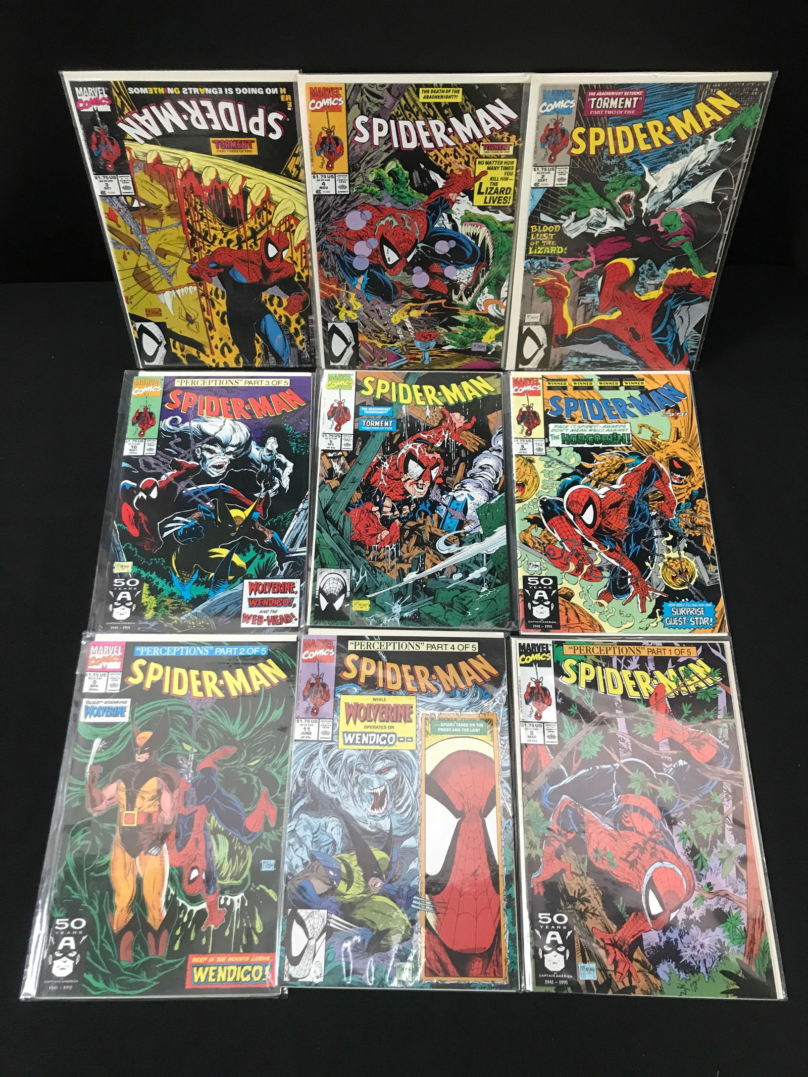 LOT OF 9 HIGH GRADE MODERN SPIDER-MAN COMICS (1 of 1)