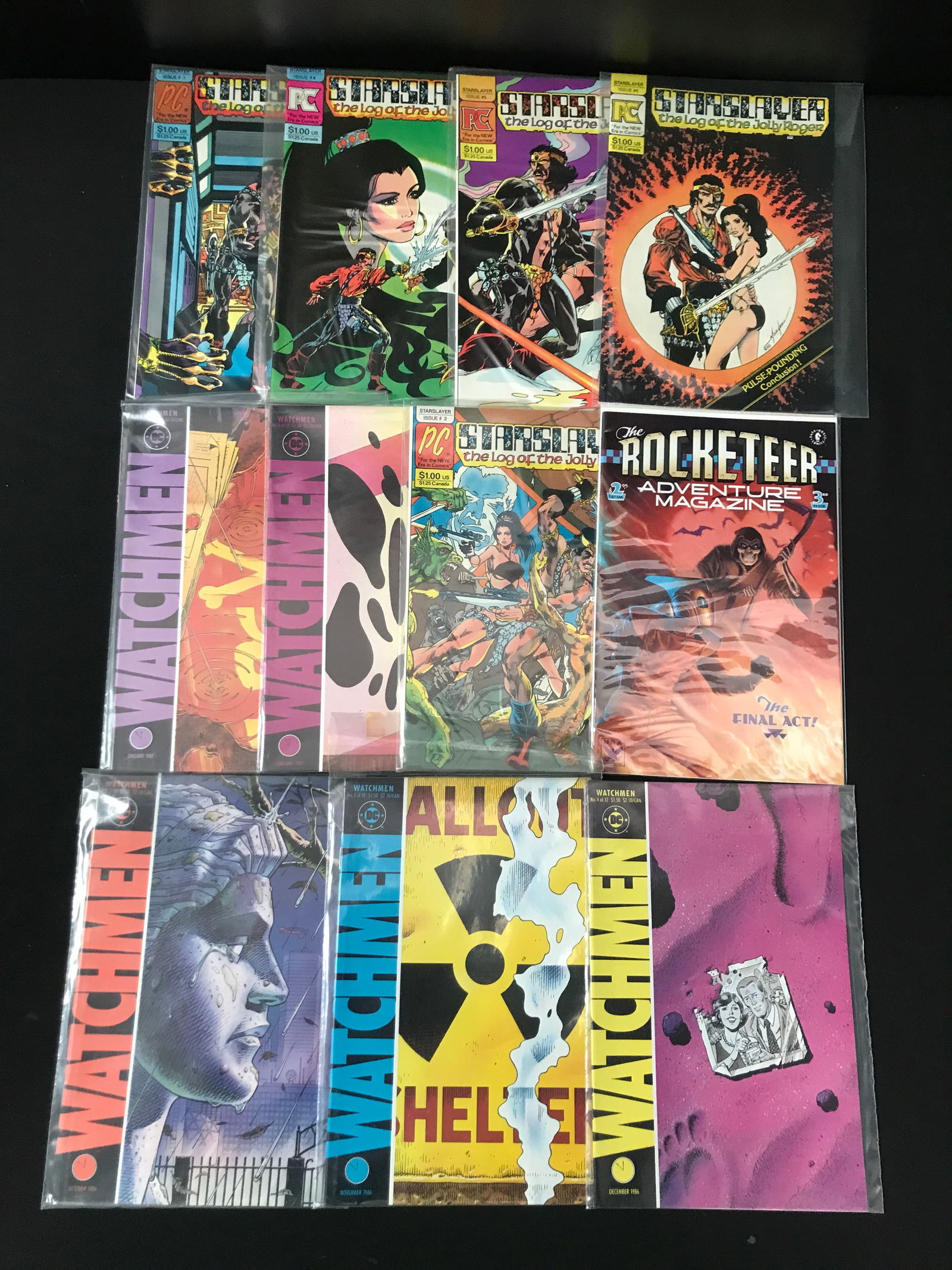 LOT OF 9 HIGH GRADE MODERN COMICS: Prices are in Canadian dollars