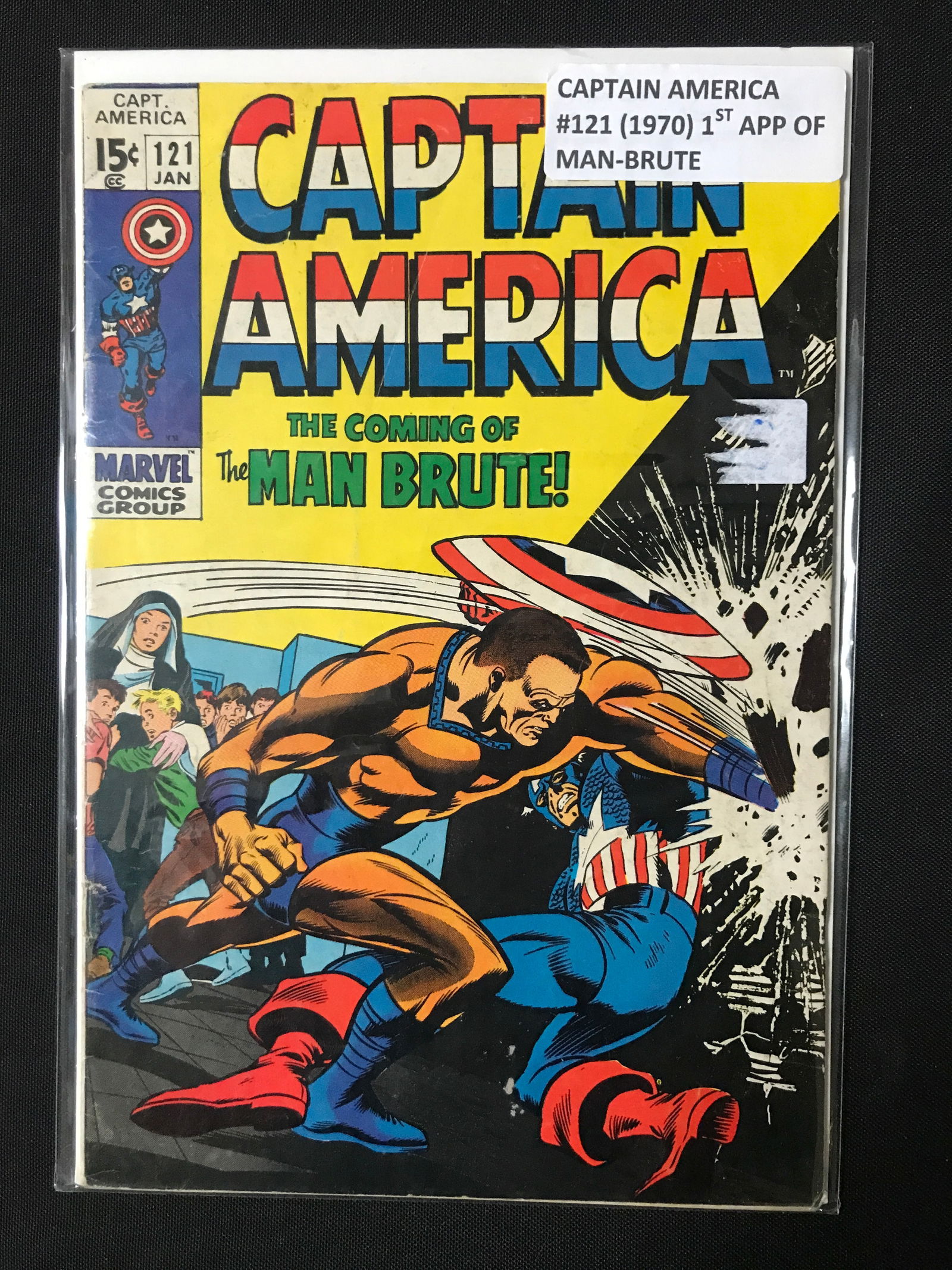 CAPTAIN AMERICA #121 (1970) 1ST APP OF MAN BRUTE - MARVEL COMICS (1 of 1)