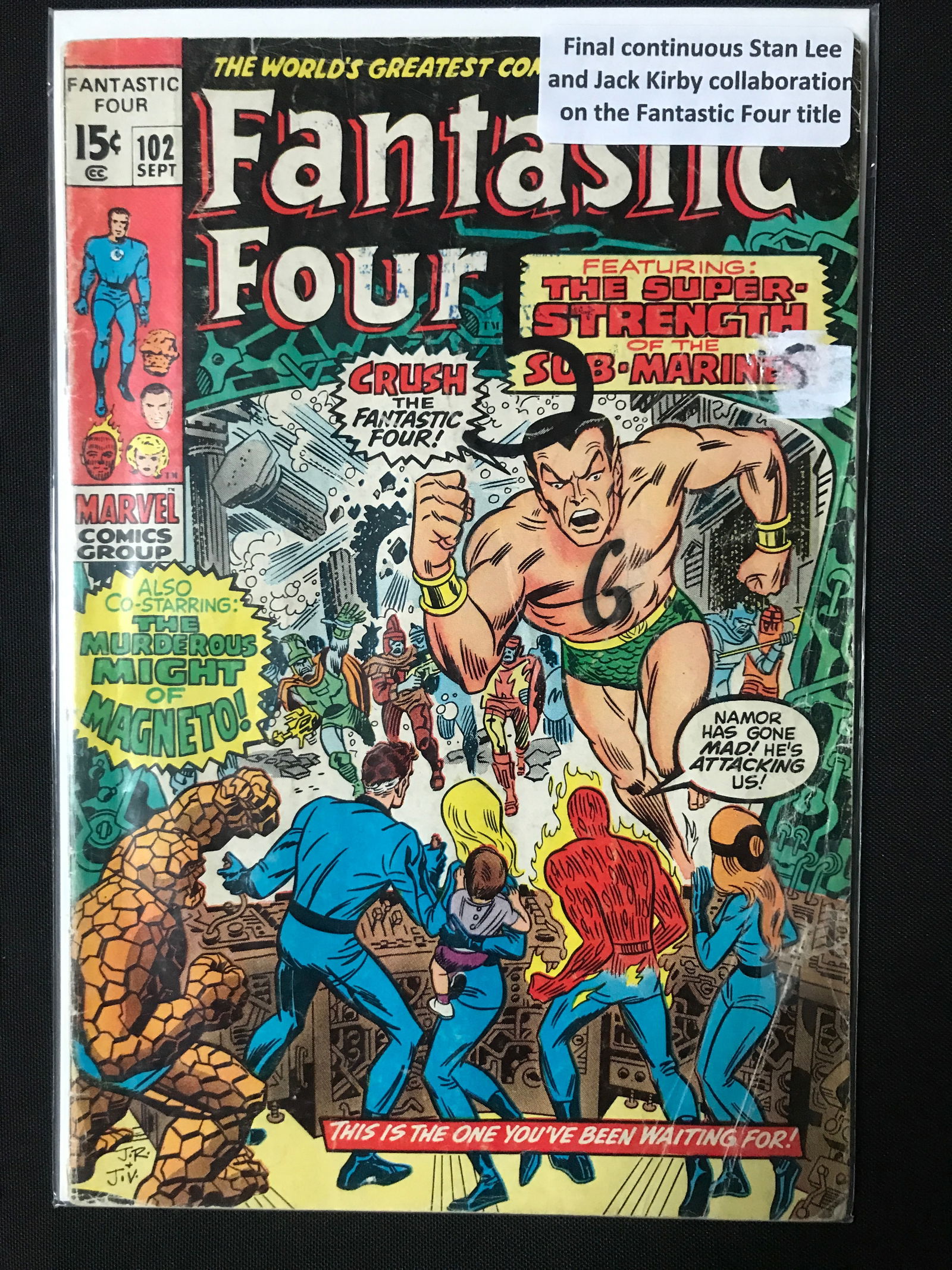 FANTASTIC FOUR #102 - MARVEL COMICS (1 of 1)