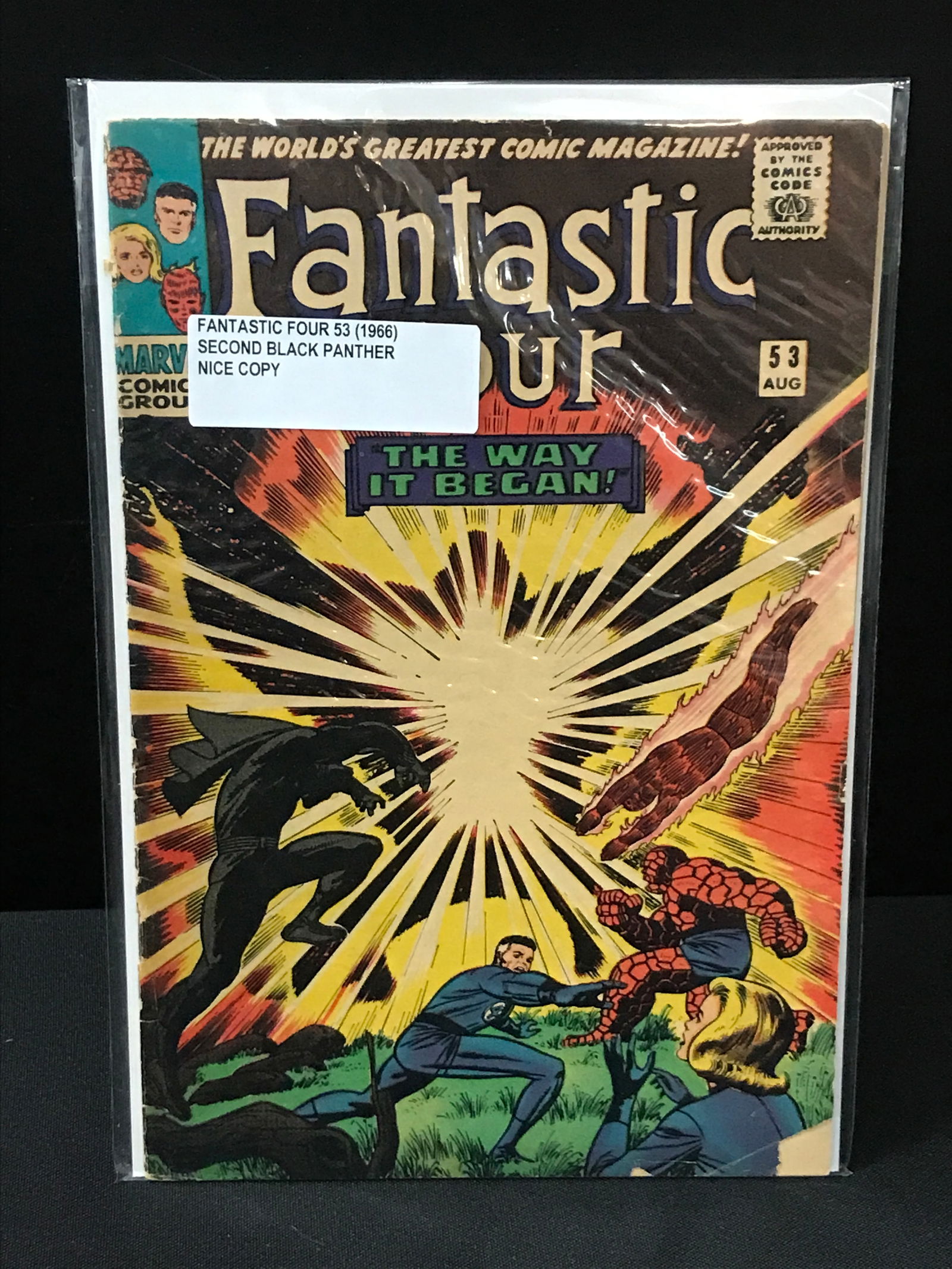 FANTASTIC FOUR #53 (1966) 2ND APP BLACK PANTHER - MARVEL COMICS: Prices are in Canadian Dollars
