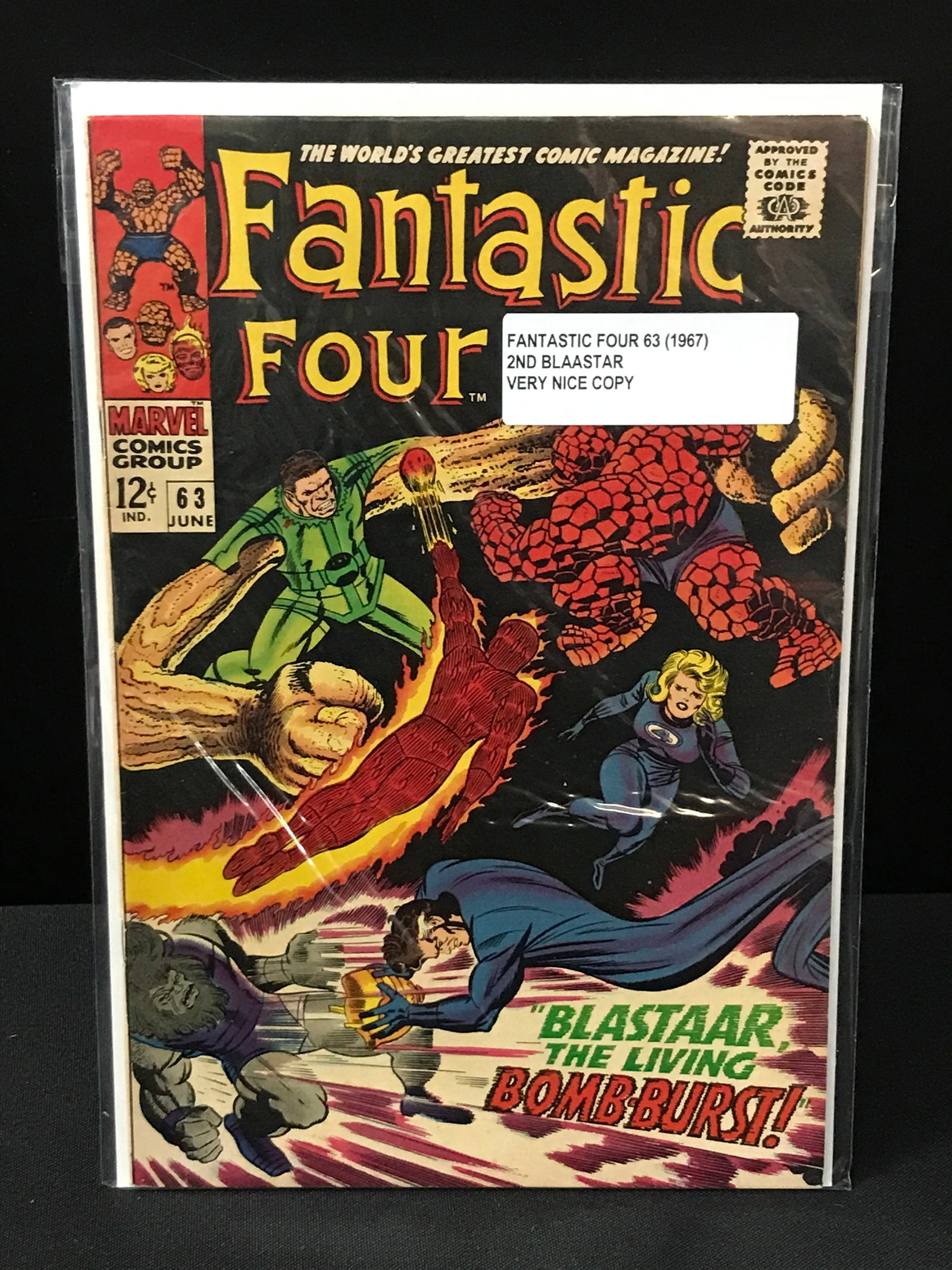 FANTASTIC FOUR #63 (1967) 2ND BLAASTAR - MARVEL COMICS: Prices are in Canadian Dollars