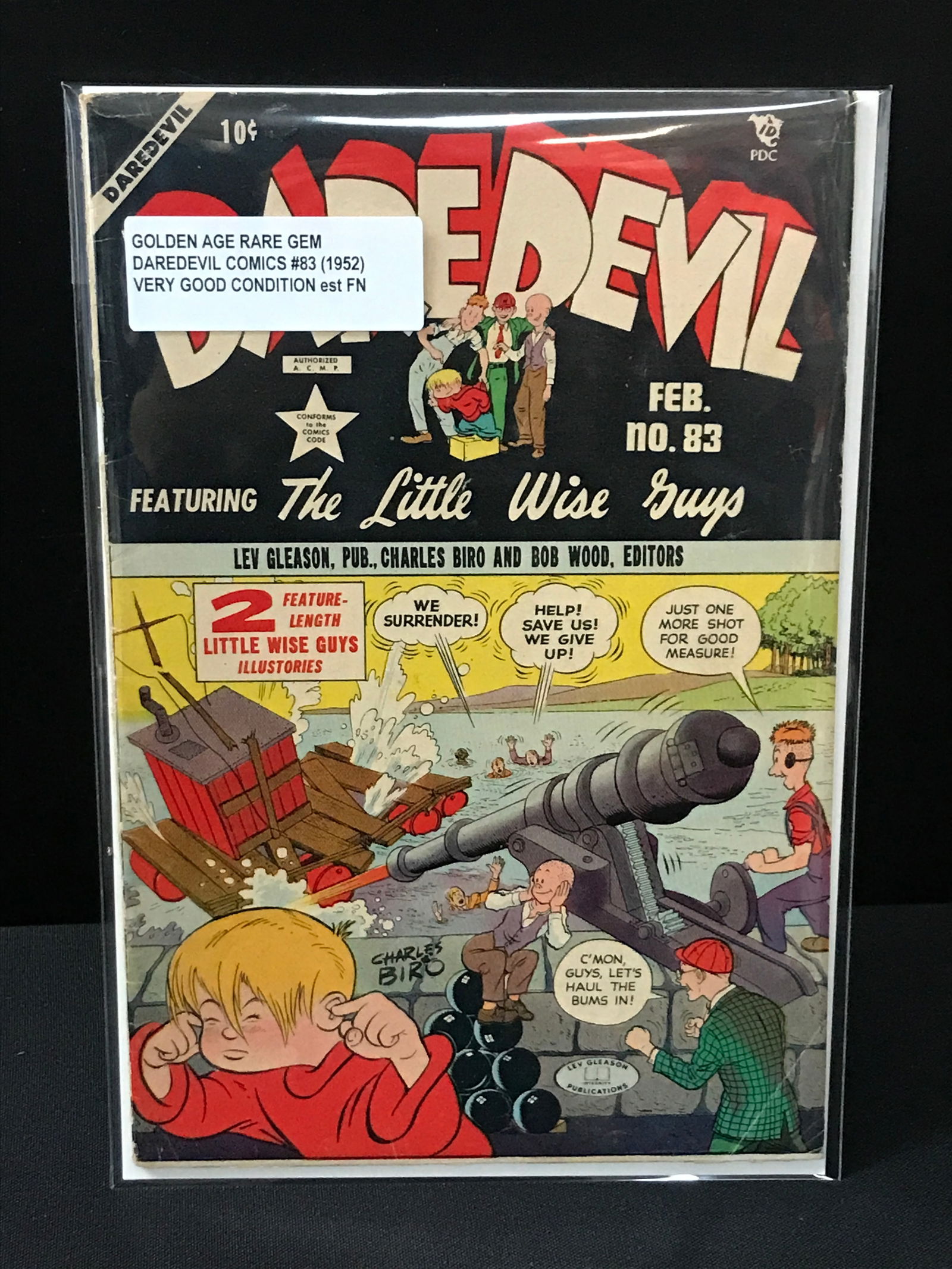 DAREDEVIL COMICS #83 (1952) LEV GLEESON PUBLICATIONS (1 of 1)