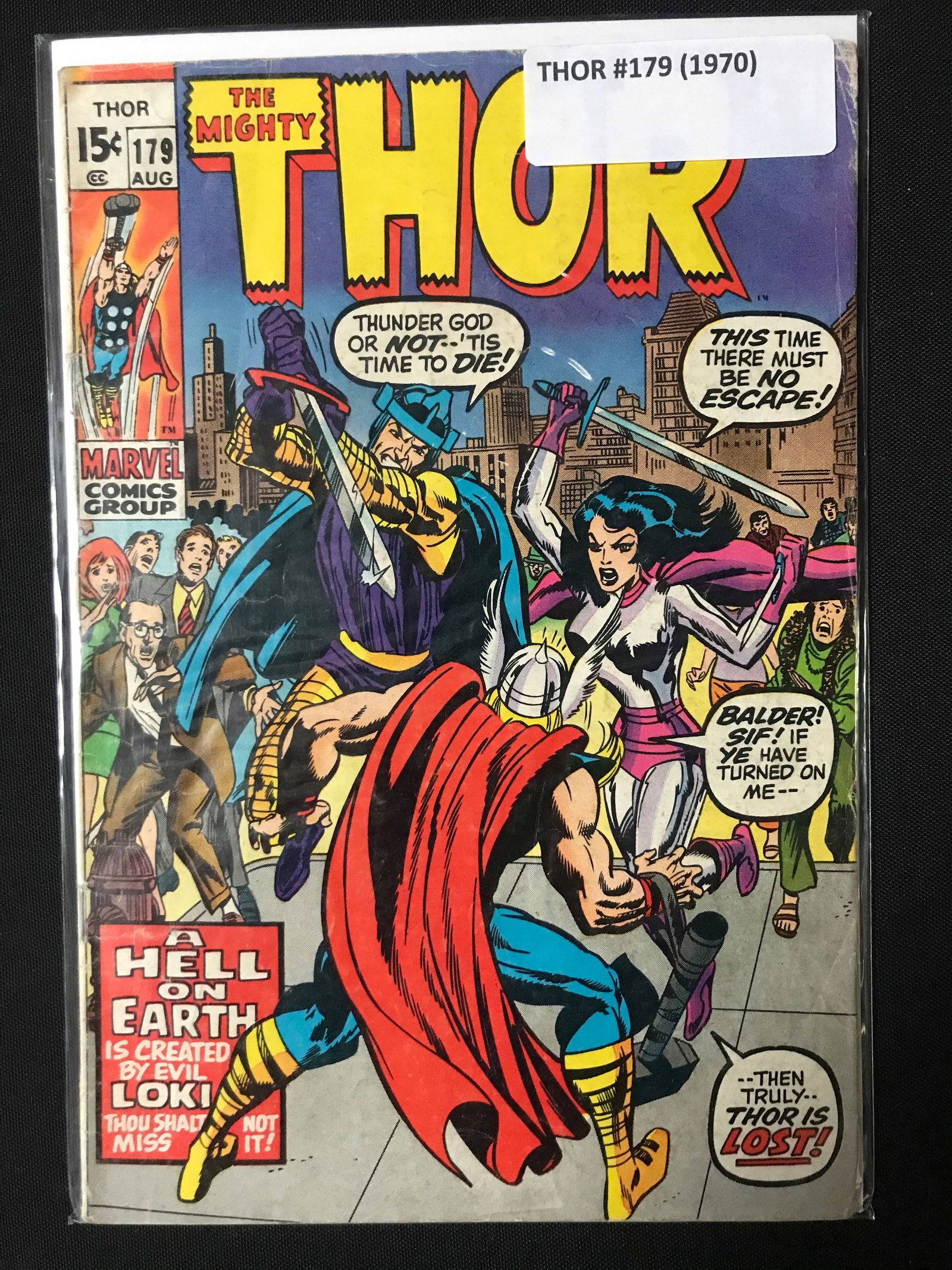 THE MIGHTY THOR #179 (1970) - MARVEL COMICS (1 of 1)