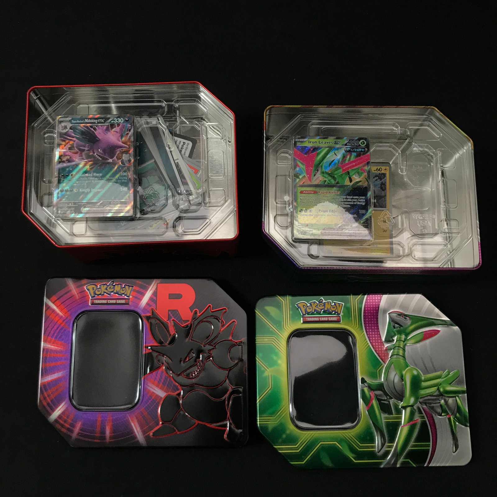 2 TINS OF POKEMON TCG CARDS - BULK: Prices are in Canadian dollars