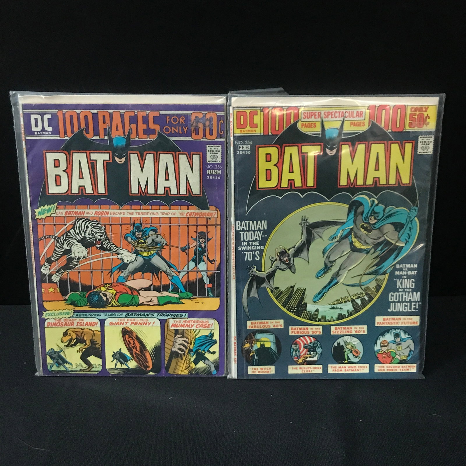LOT OF 2 BATMAN COMICS #254 AND 256 - DC COMICS: Prices are in Canadian dollars
