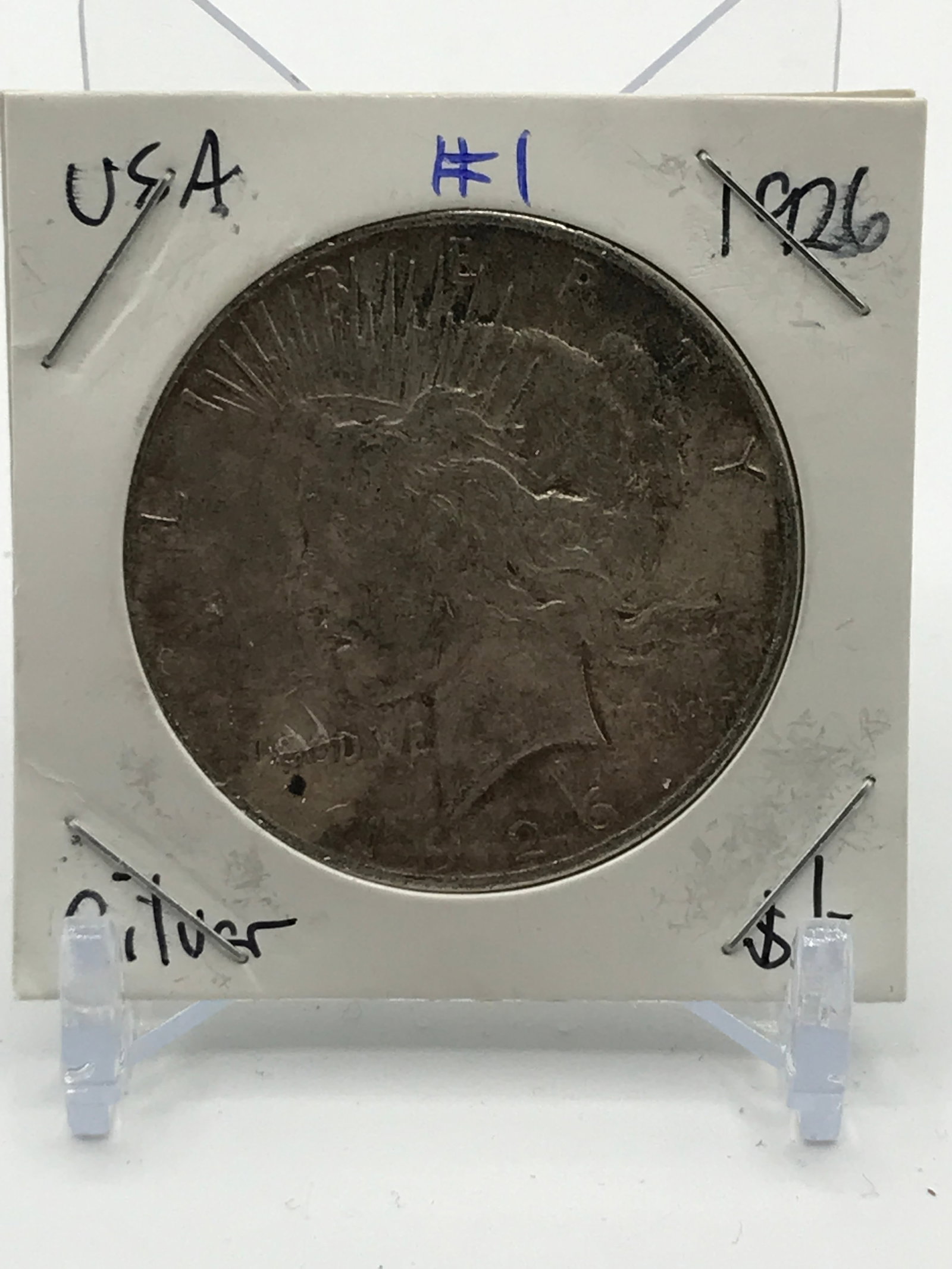 PEACE USA SILVER DOLLAR - 1926 (1 of 2)