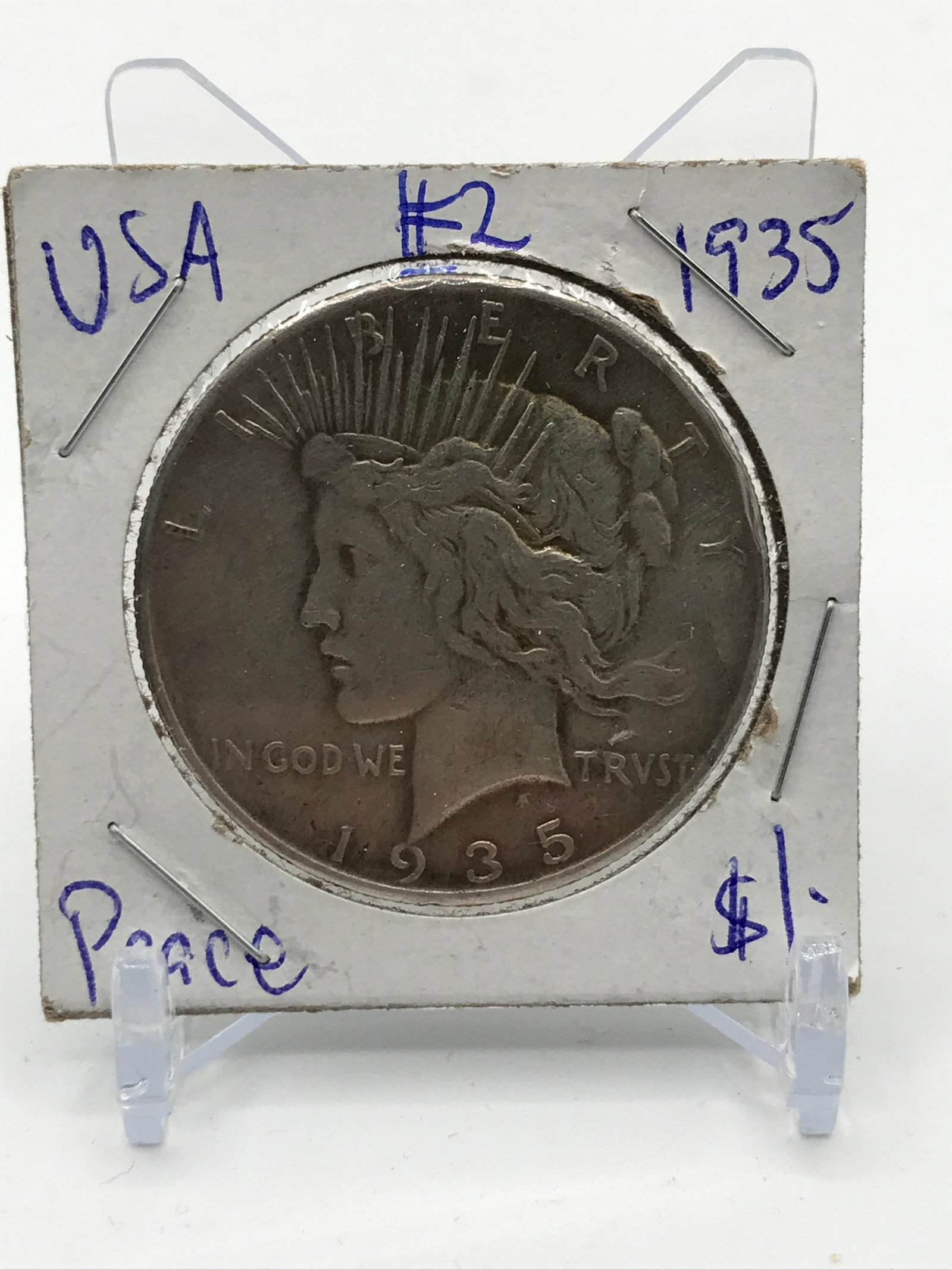 PEACE USA SILVER DOLLAR - 1935 (1 of 2)