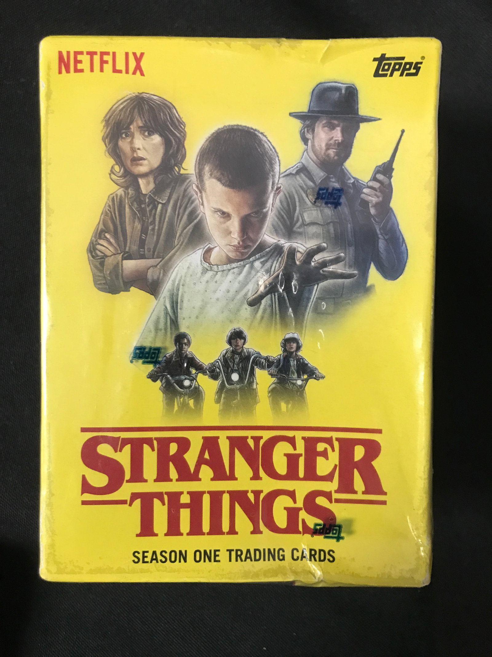 TOPPS STRANGER THINGS SEASON ONE SEALED TRADING CARDS BOX: Prices are in Canadian dollars