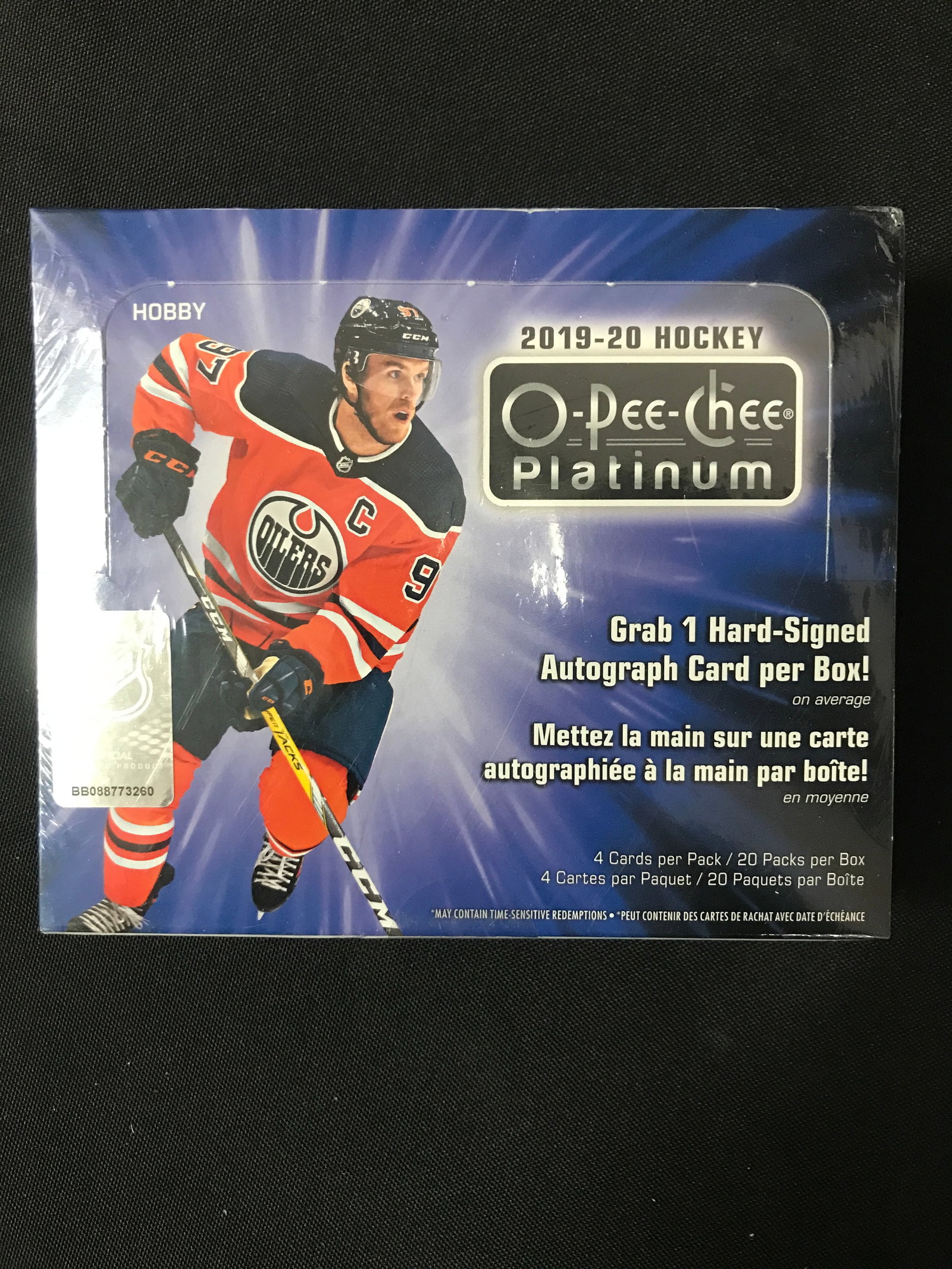 2019-20 OPC HOCKEY SEALED HOBBY TRADING CARDS BOX (1 of 1)