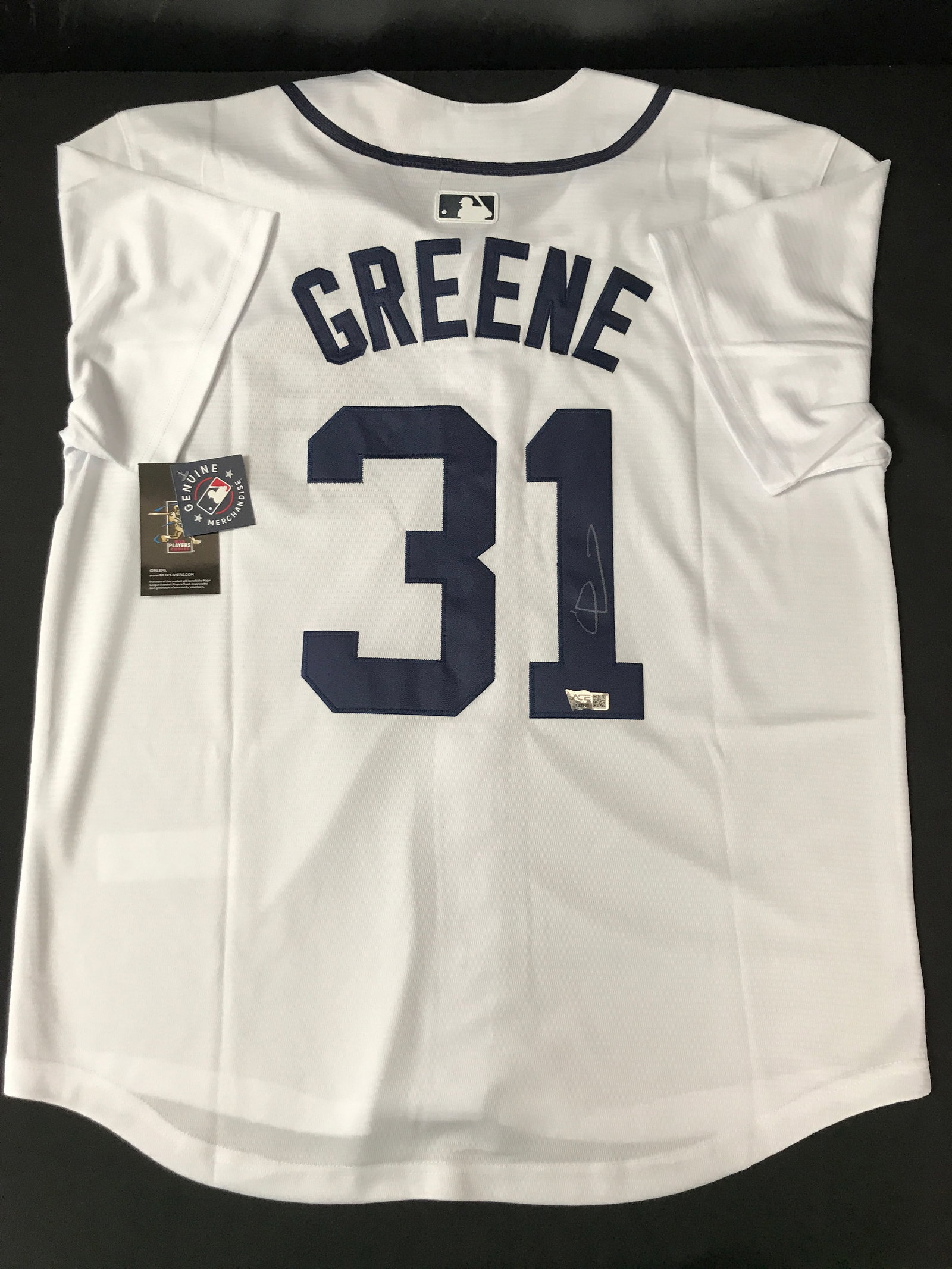 RILEY GREENE SIGNED DETROIT TIGERS CUSTOM JERSEY - ACE COA: Prices are in Canadian dollars