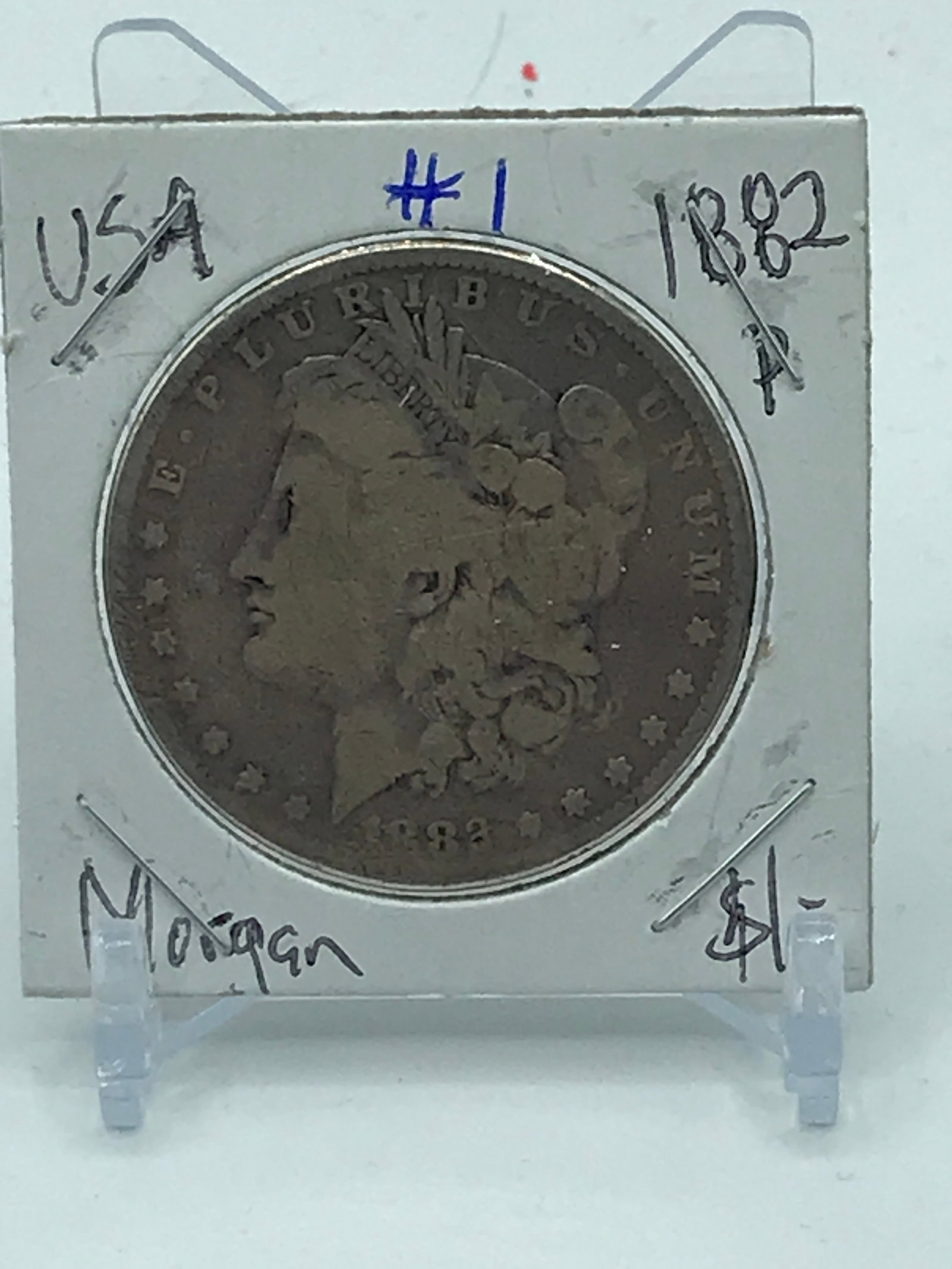 MORGAN USA SILVER DOLLAR - 1882 PHILADELPHIA MINT (1 of 2)
