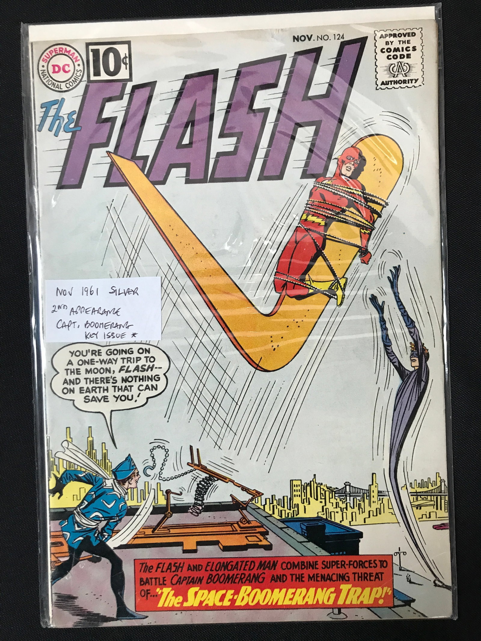 THE FLASH #124 (1961) 2ND APPEARANCE CAPTAIN BOOMERANG - DC COMICS: Prices are in Canadian dollars