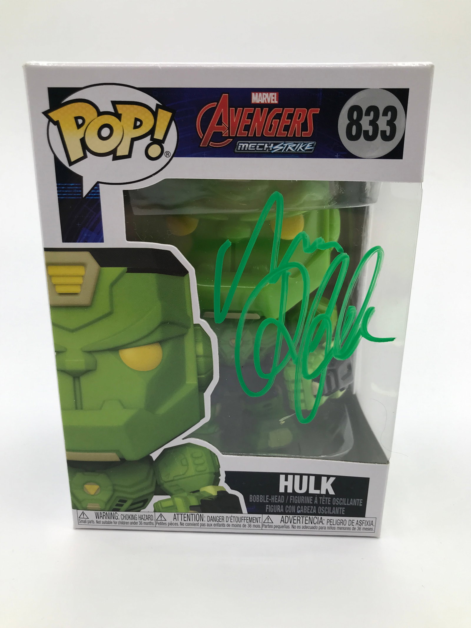MARK RUFFALO SIGNED HULK FUNKO POP - KB COA: Prices are in Canadian dollars
