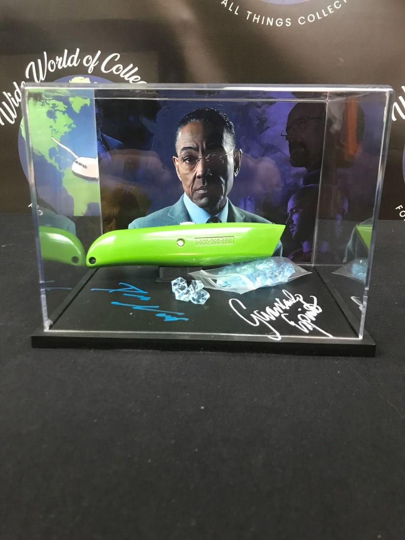 GIANCARLO ESPOSITO AND DEAN NORRIS SIGNED BREAKING BAD PRESENTATION PIECE - WWOC COA: Prices are in Canadian dollars