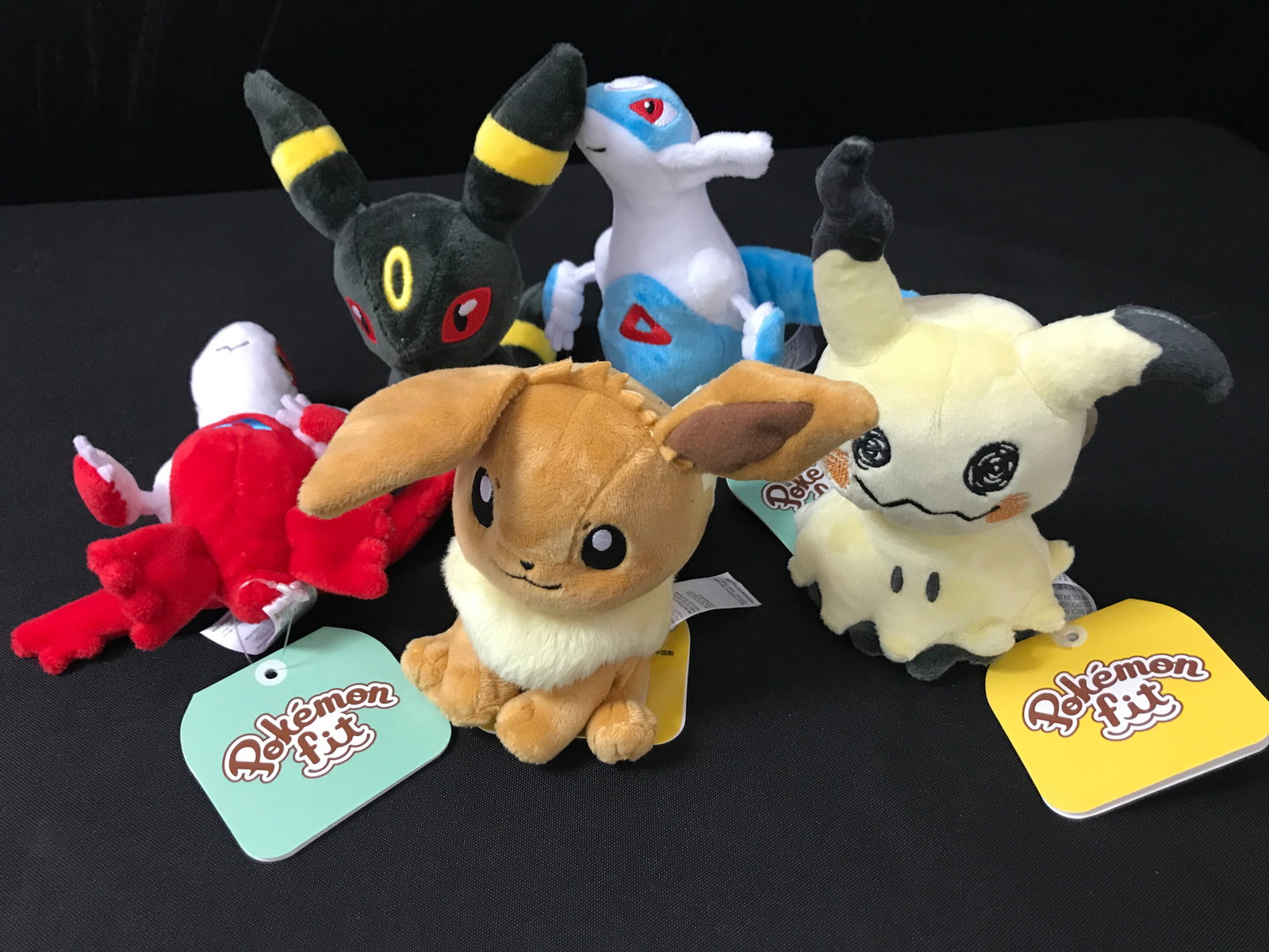 LOT OF 5 POKEMON STUFFIES: Prices are in Canadian dollars
