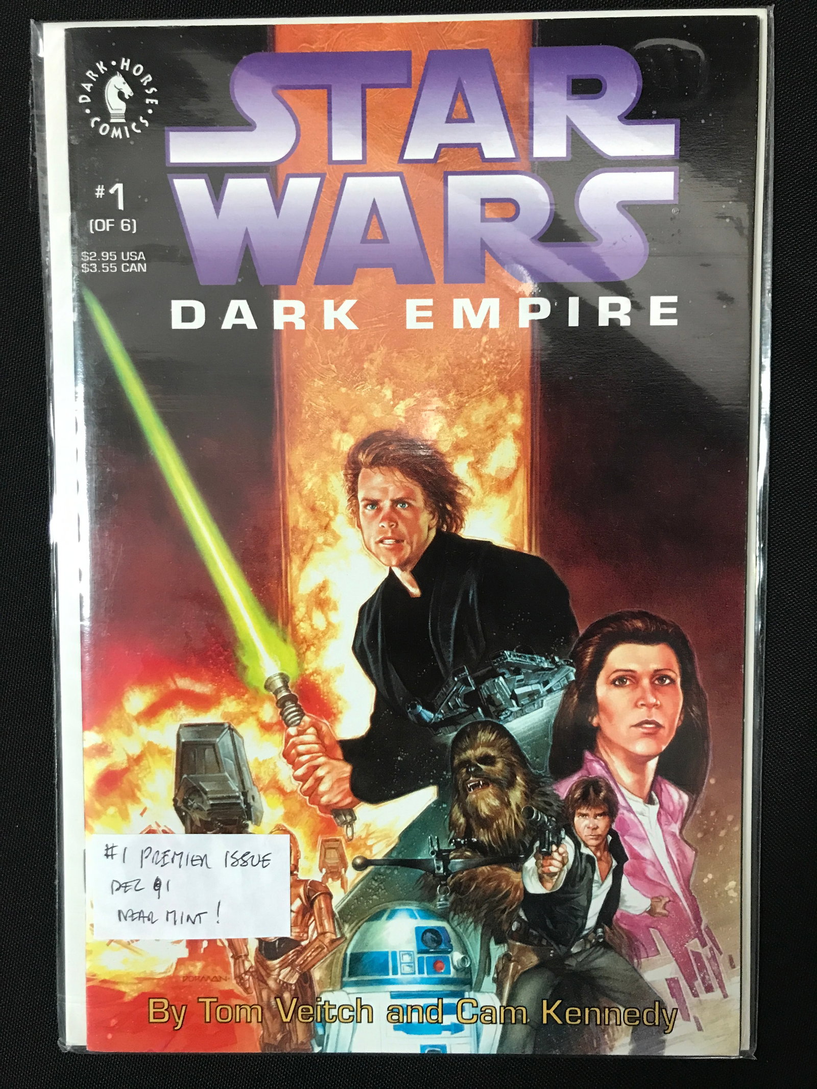 STAR WARS DARK EMPIRE #1 (1991) - DARK HORSE COMICS (1 of 1)