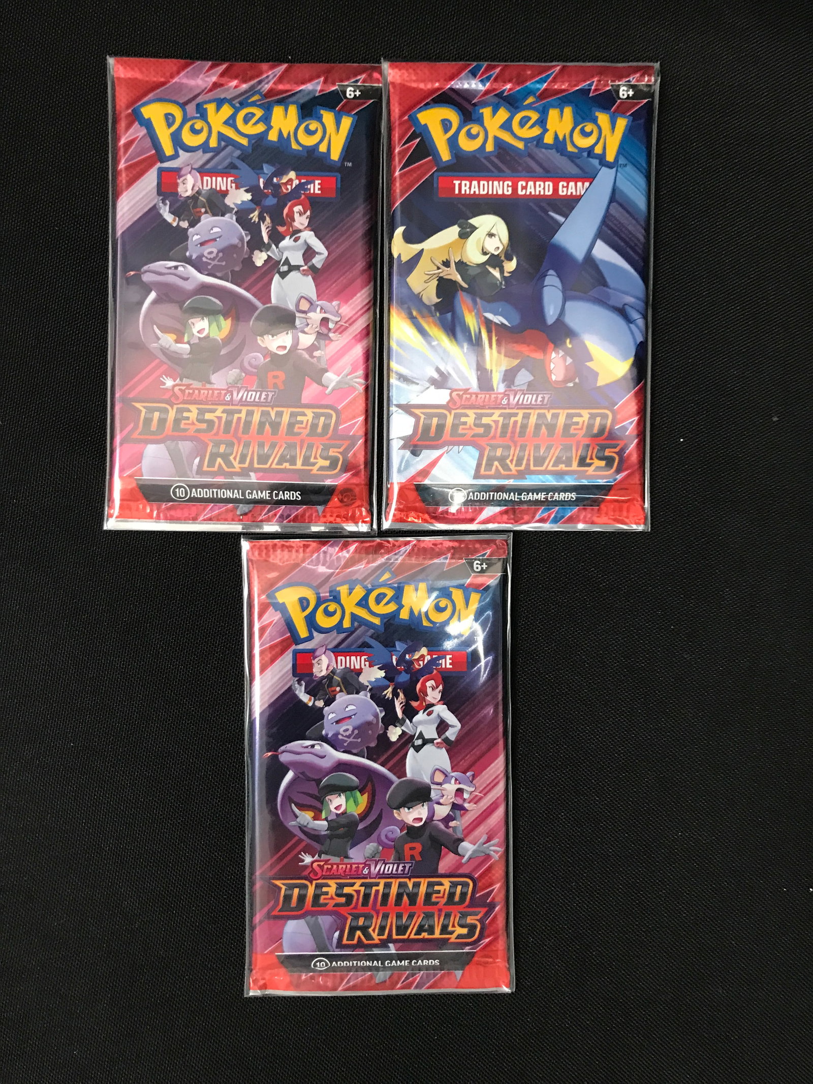 LOT OF 3 POKEMON TCG SCARLET & VIOLET DESTINED RIVALS SEALED BOOSTER PACKS: Prices are in Canadian dollars