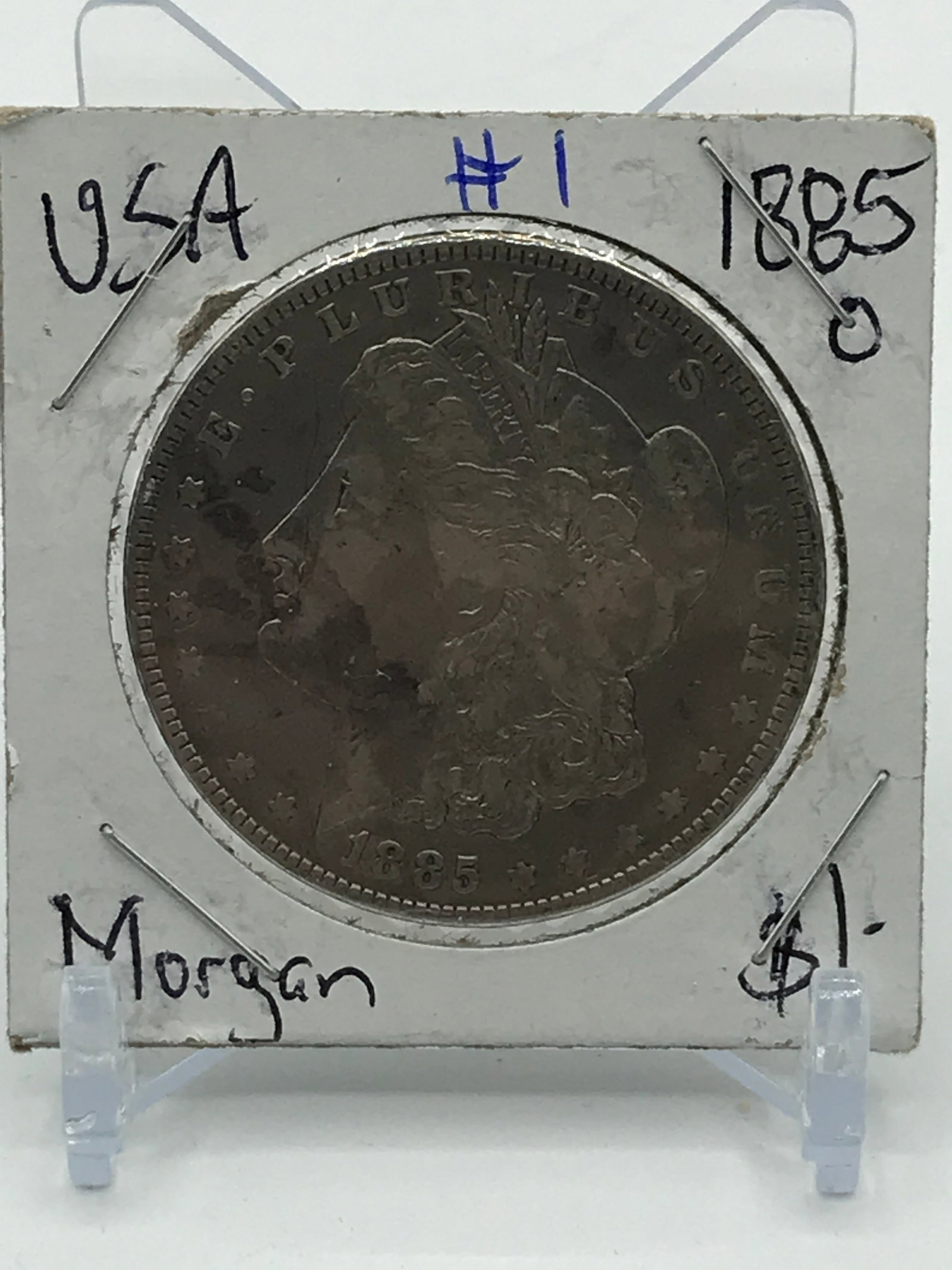 MORGAN SILVER DOLLAR - 1885 NEW ORLEANS MINT (1 of 2)