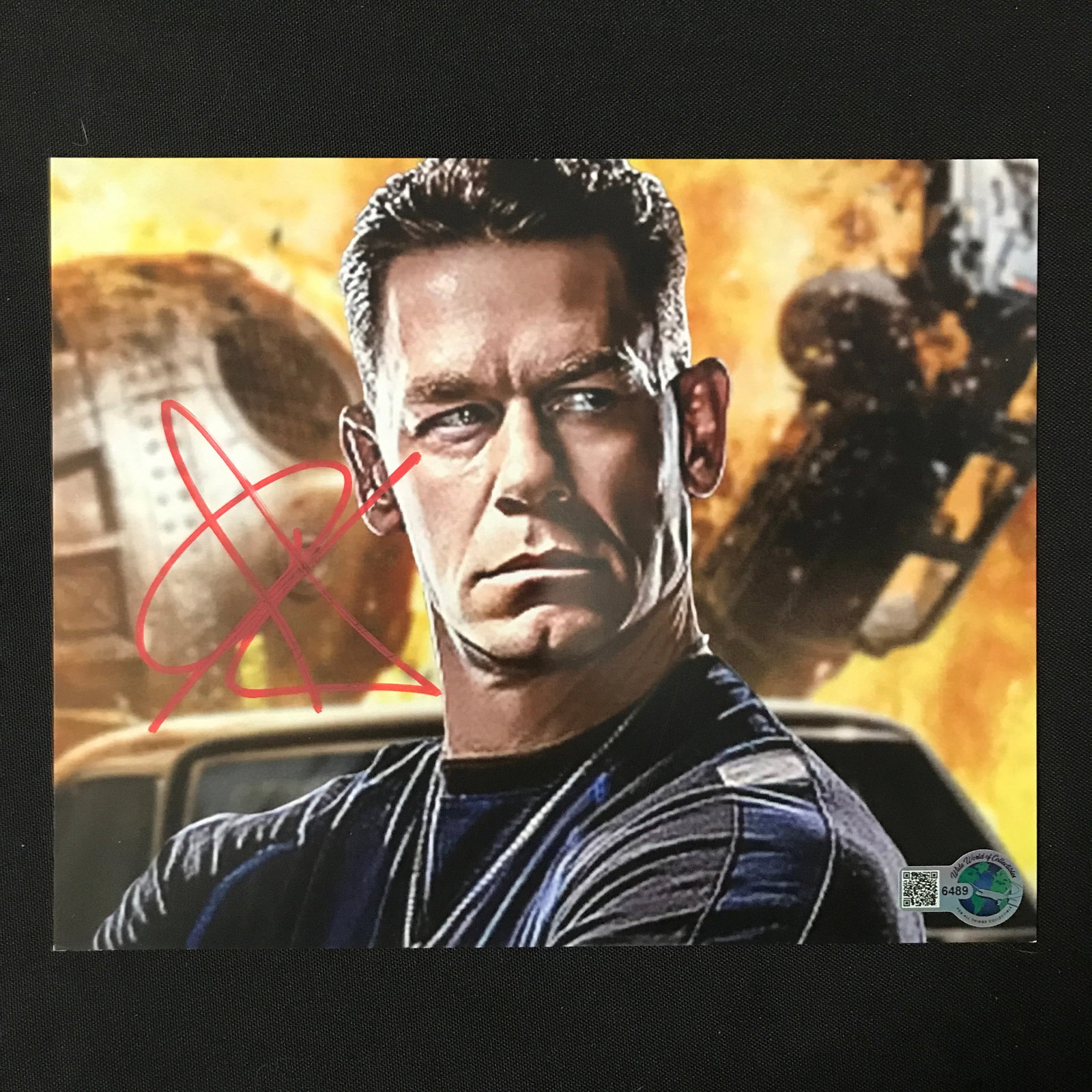 JOHN CENA SIGNED 8X10 - WWOC COA: Prices are in Canadian dollars