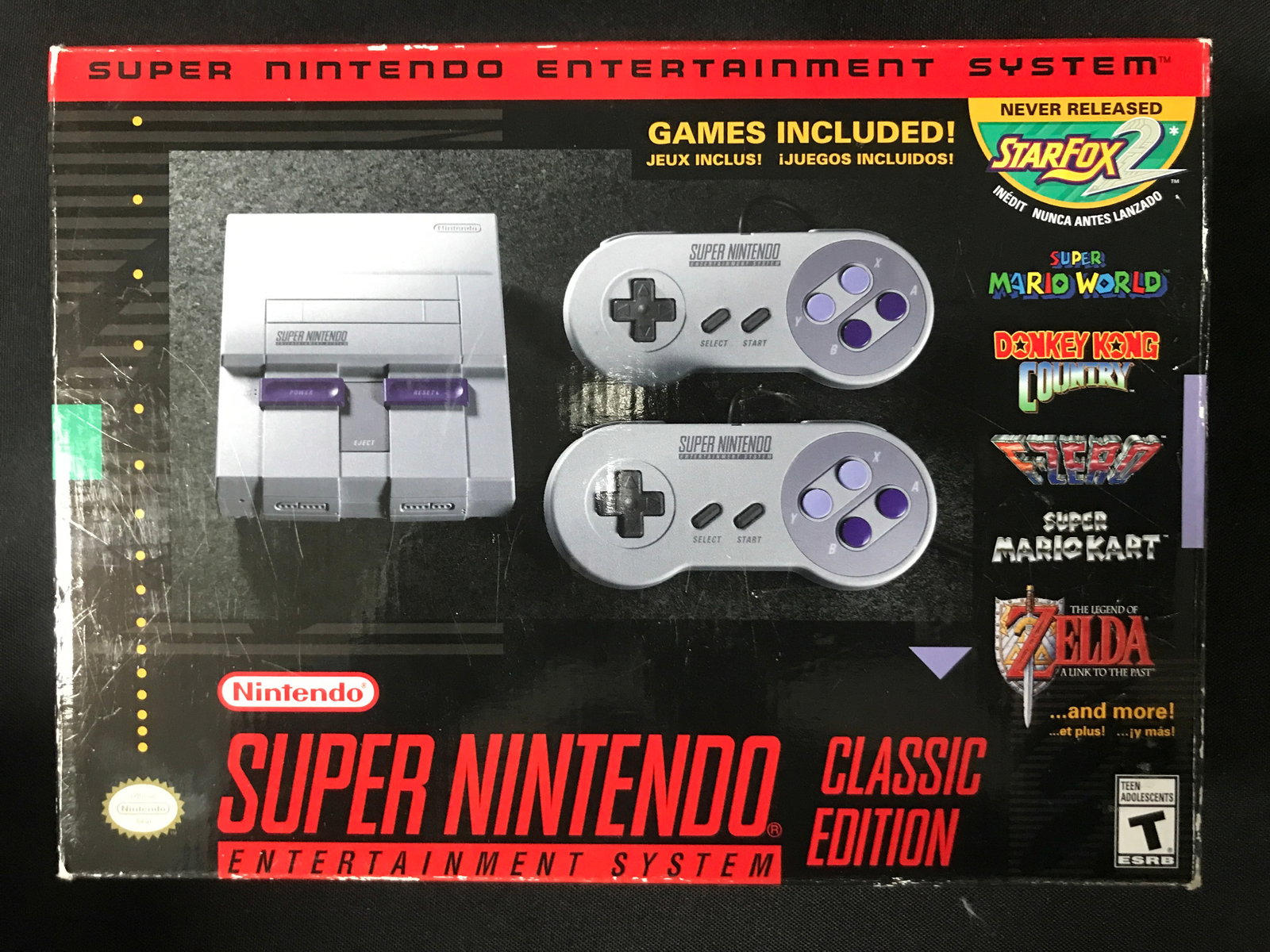 SUPER NINTENDO CLASSIC EDITION ENTERTAINMENT SYSTEM IN ORIGINAL BOX: Prices are in Canadian dollars