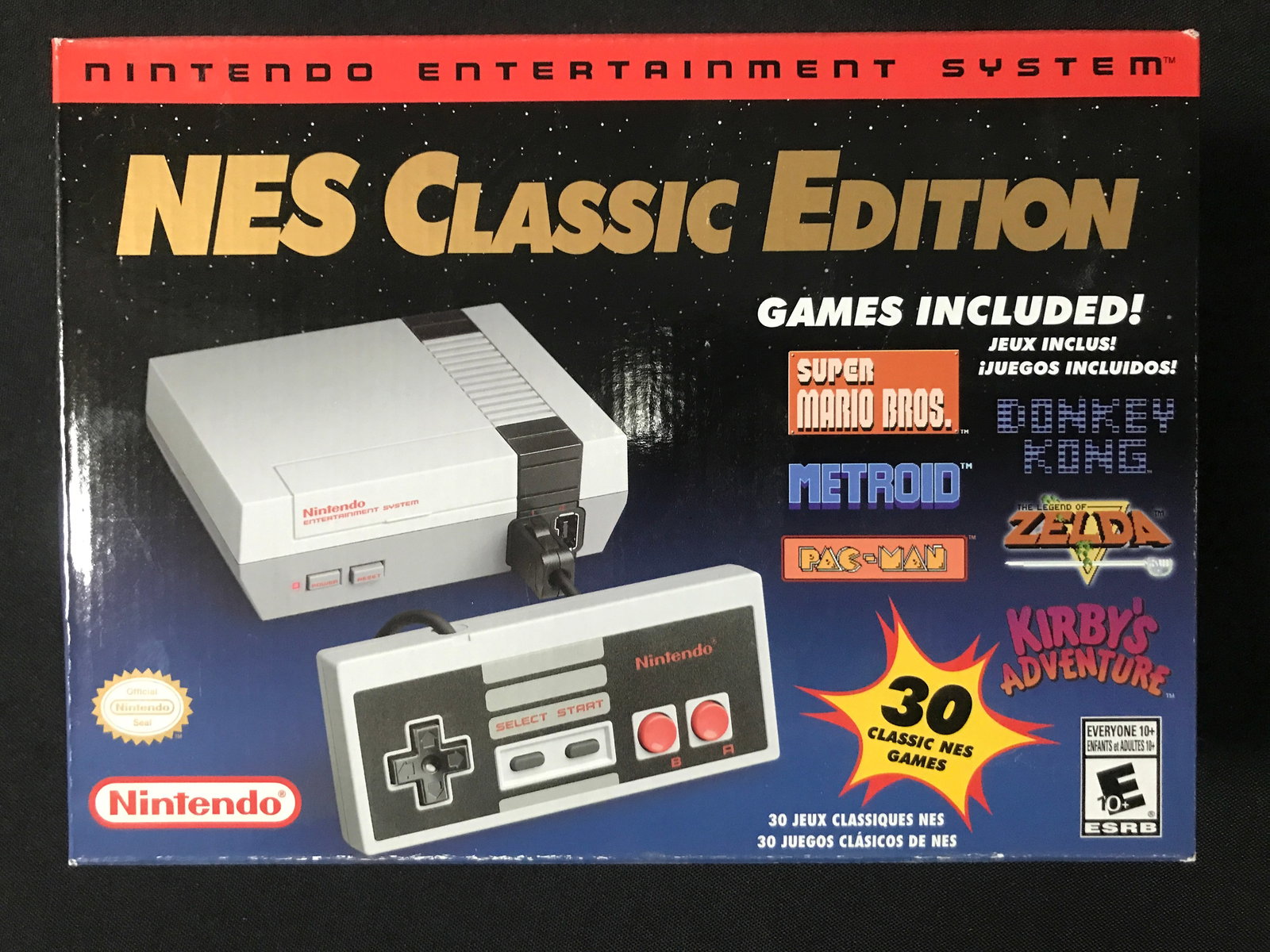 NES CLASSIC EDITION ENTERTAINMENT SYSTEM IN ORIGINAL BOX: Prices are in Canadian dollars