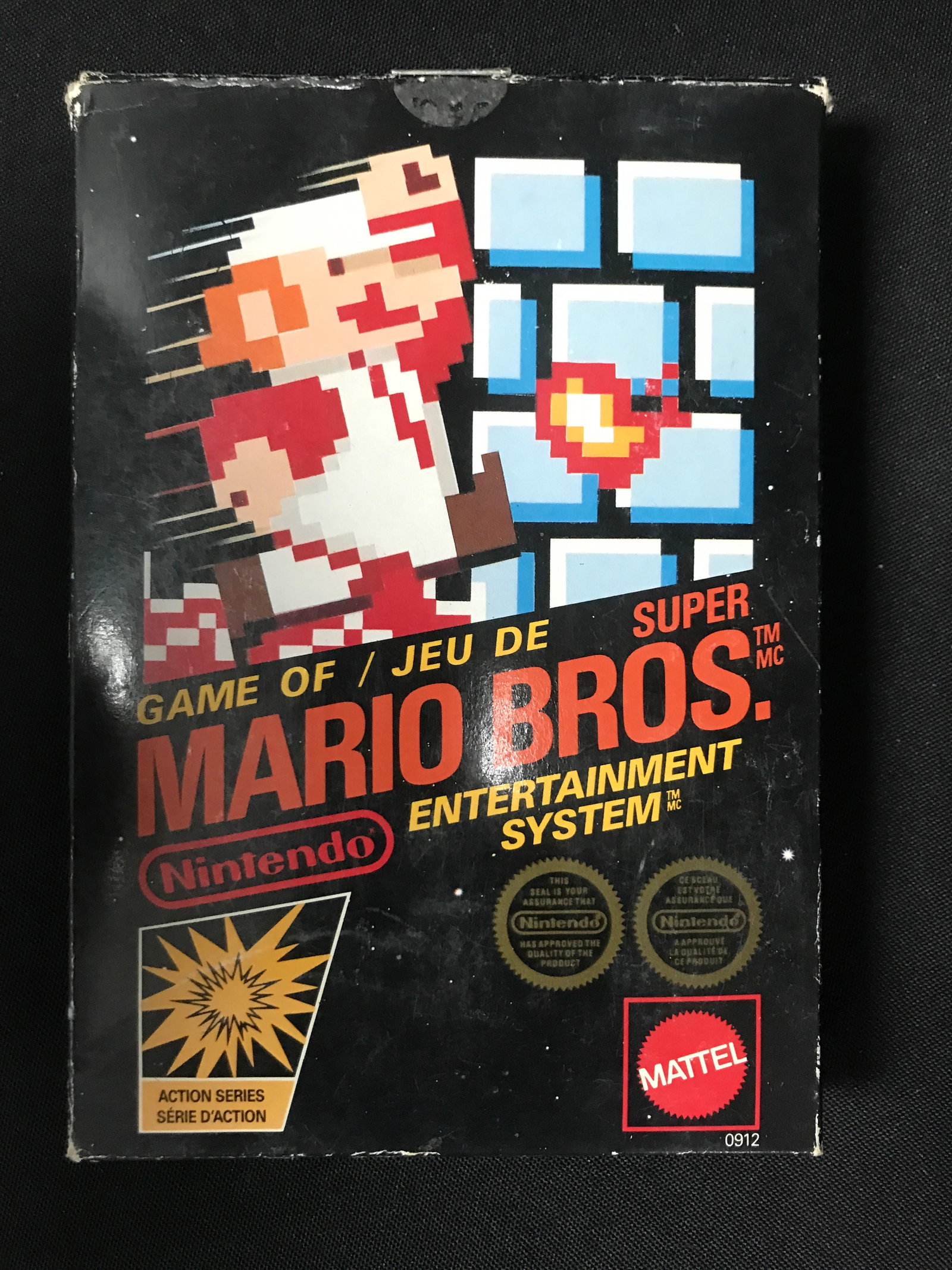 MARIO BROS NINTENDO ENTERTAINMENT SYSTEM GAME WITH ORIGINAL PACKING AND INSTRUCTION BOOKLET: Prices are in Canadian dollars