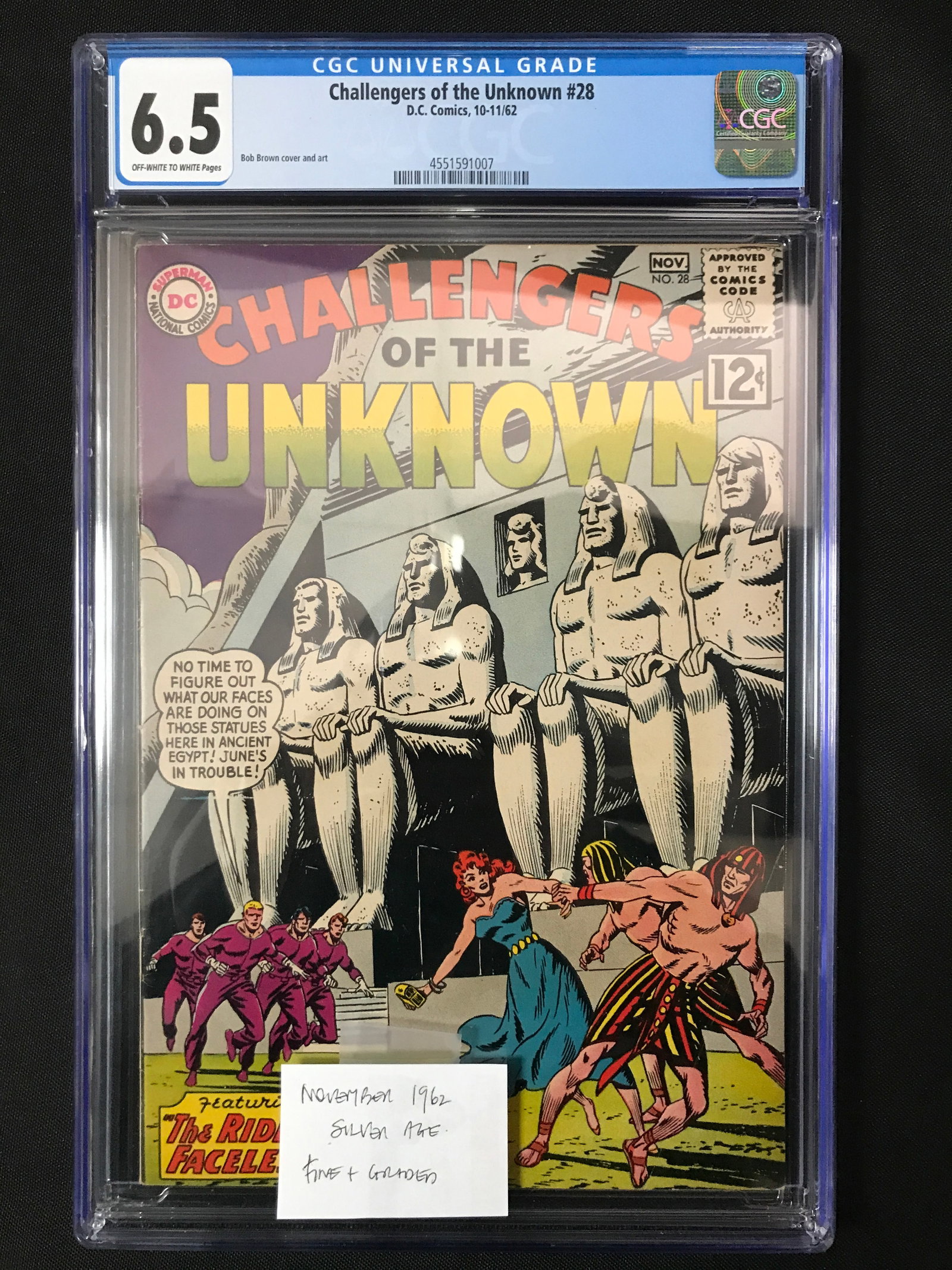 CHALLENGERS OF THE UNKNOWN #28 (1962) - CGC GRADE 6.5: Prices are in Canadian dollars