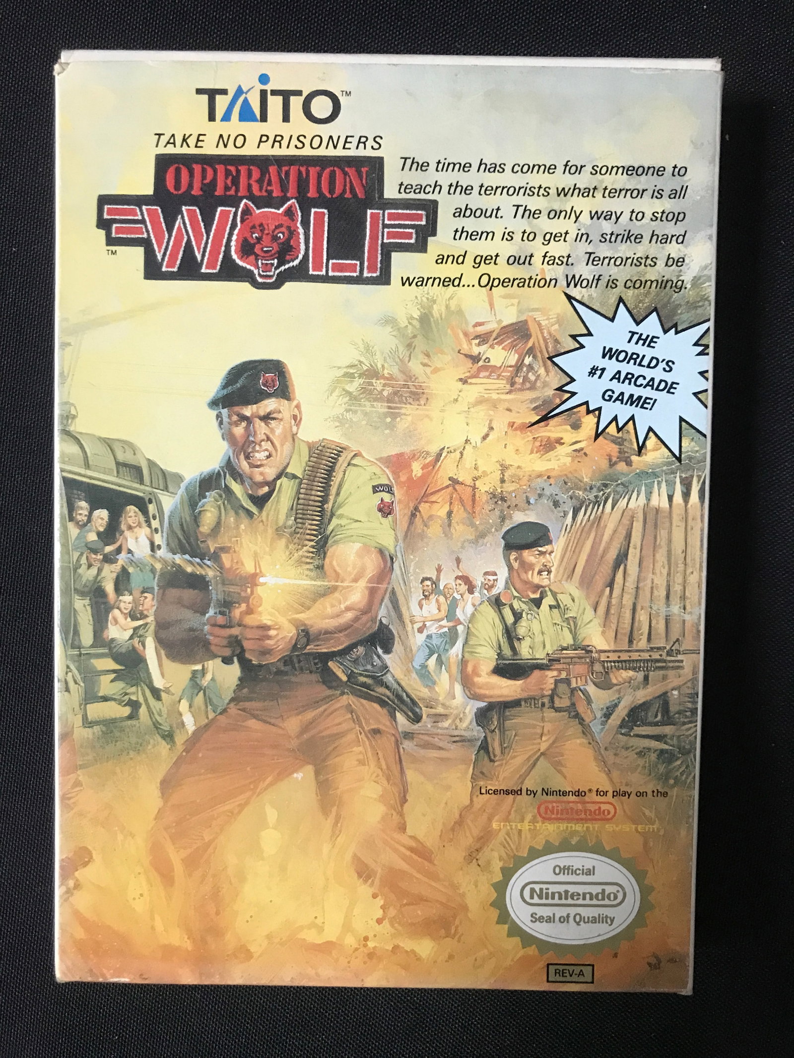 OPERATION WOLF NINTENDO ENTERTAINMENT SYSTEM GAME WITH ORIGINAL PACKING AND INSTRUCTION BOOKLET: Prices are in Canadian dollars