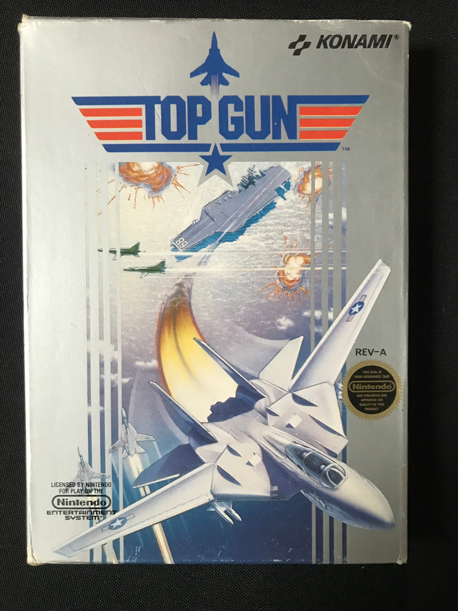 TOP GUN NINTENDO ENTERTAINMENT SYSTEM GAME WITH ORIGINAL PACKING AND INSTRUCTION BOOKLET: Prices are in Canadian dollars