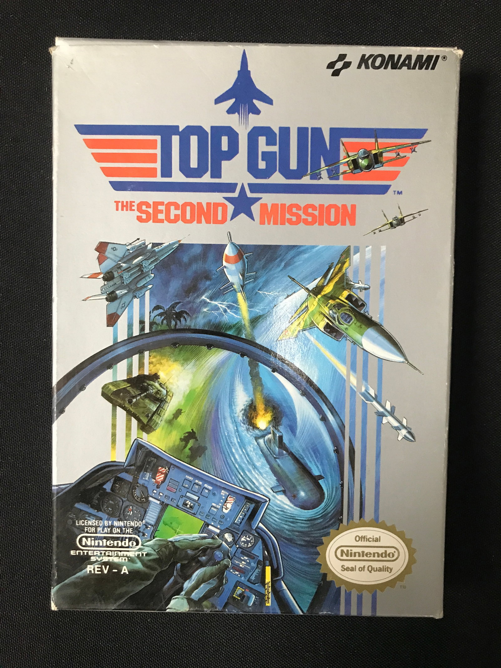 TOP GUN SECOND MISSION NINTENDO ENTERTAINMENT SYSTEM GAME WITH ORIGINAL PACKING AND INSTRUCTION BOOK: Prices are in Canadian dollars