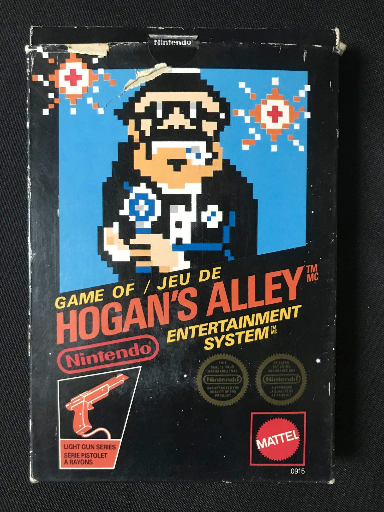 HOGAN'S ALLEY NINTENDO ENTERTAINMENT SYSTEM GAME WITH ORIGINAL PACKING: Prices are in Canadian dollars