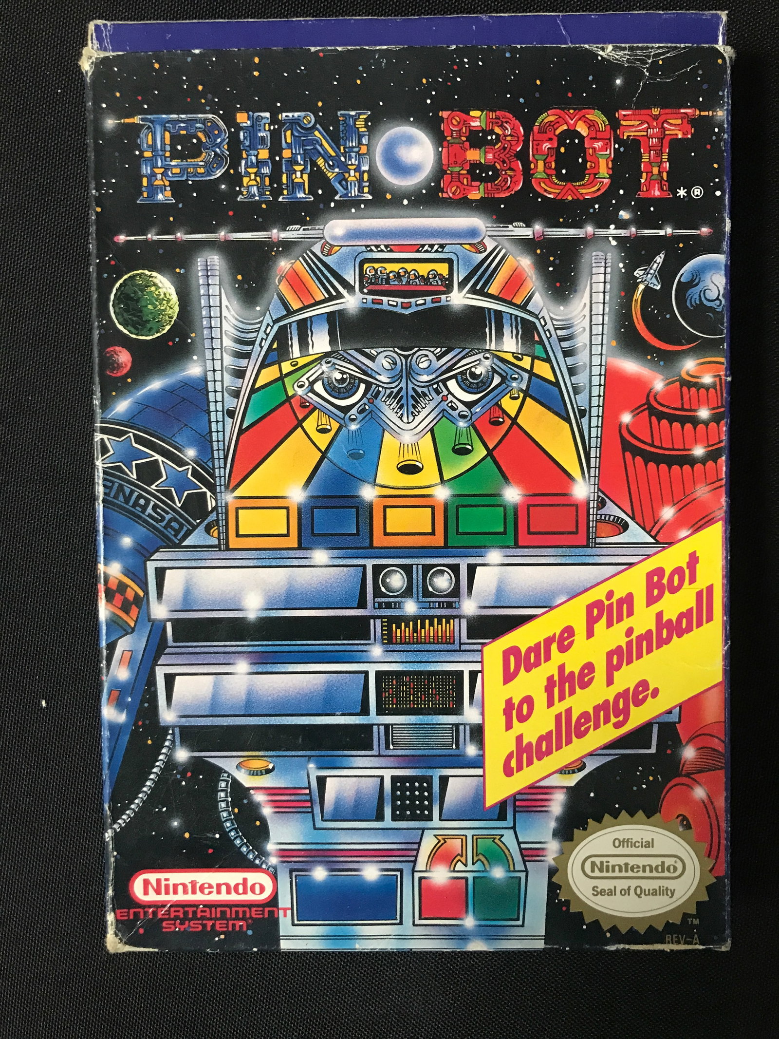 PINBOT NINTENDO ENTERTAINMENT SYSTEM GAME WITH ORIGINAL PACKING: Prices are in Canadian dollars