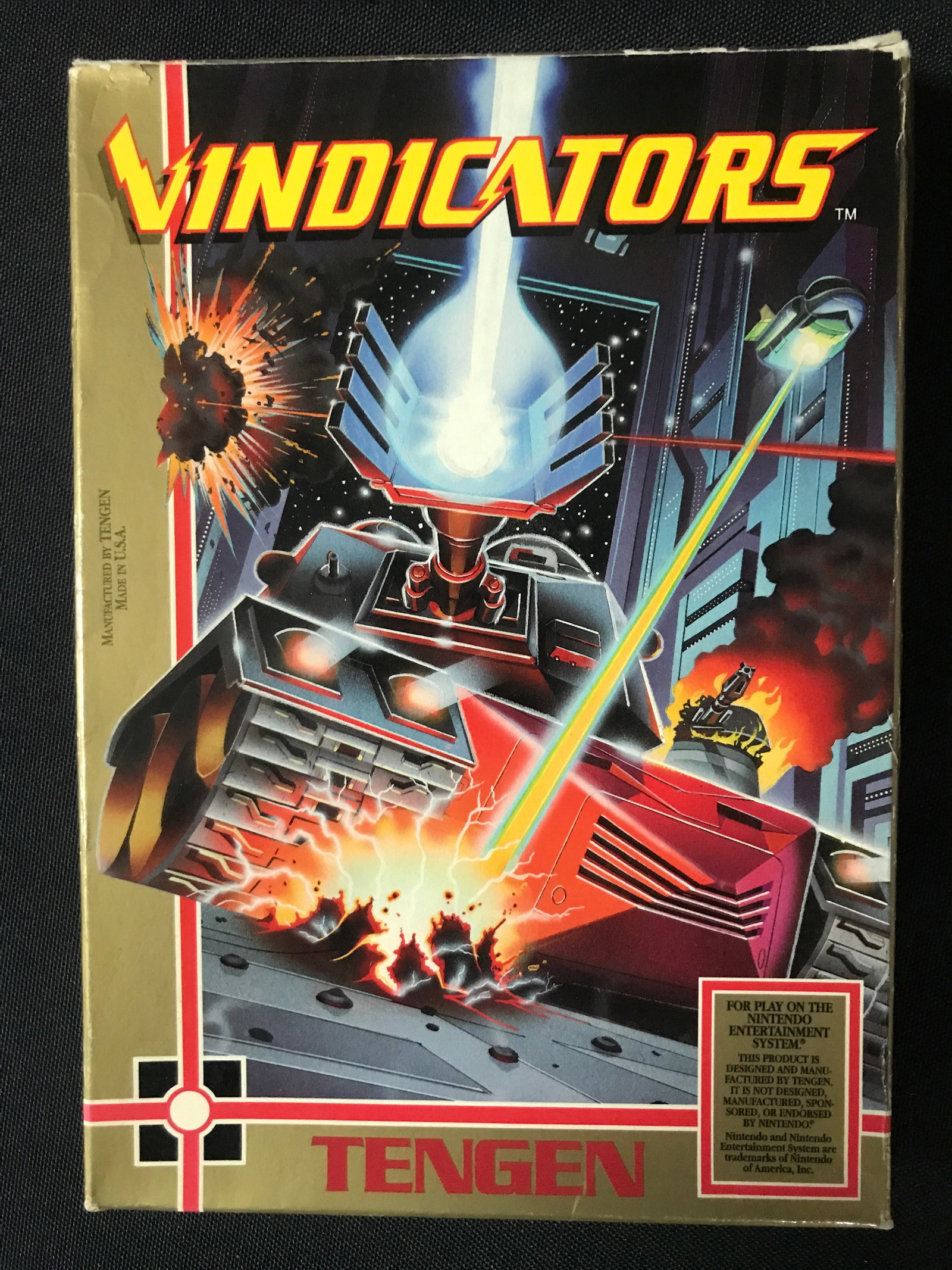 VINDICATORS NINTENDO ENTERTAINMENT SYSTEM GAME WITH ORIGINAL PACKING: Prices are in Canadian dollars