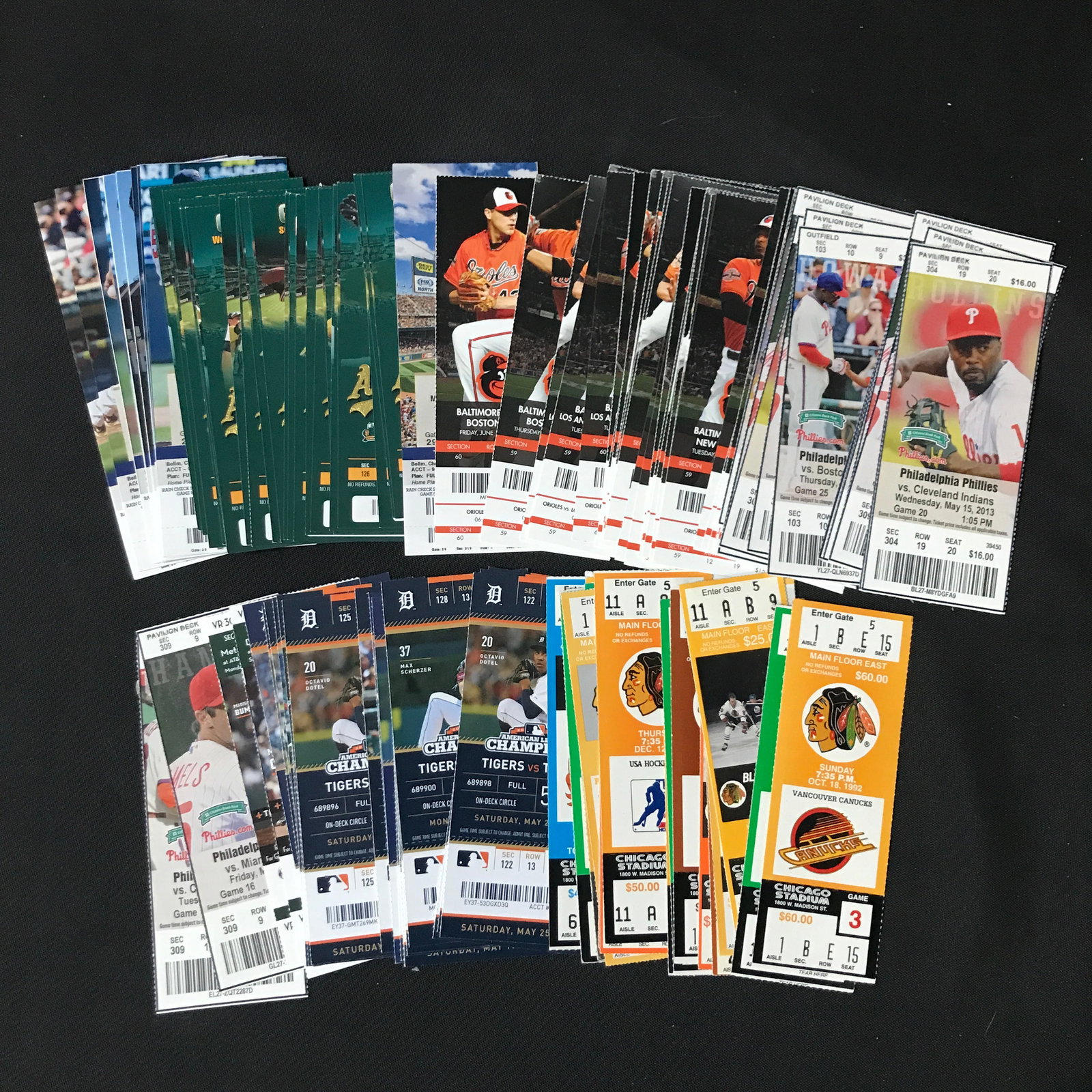 LOT OF LOOSE SPORTS TICKETS: Prices are in Canadian dollars