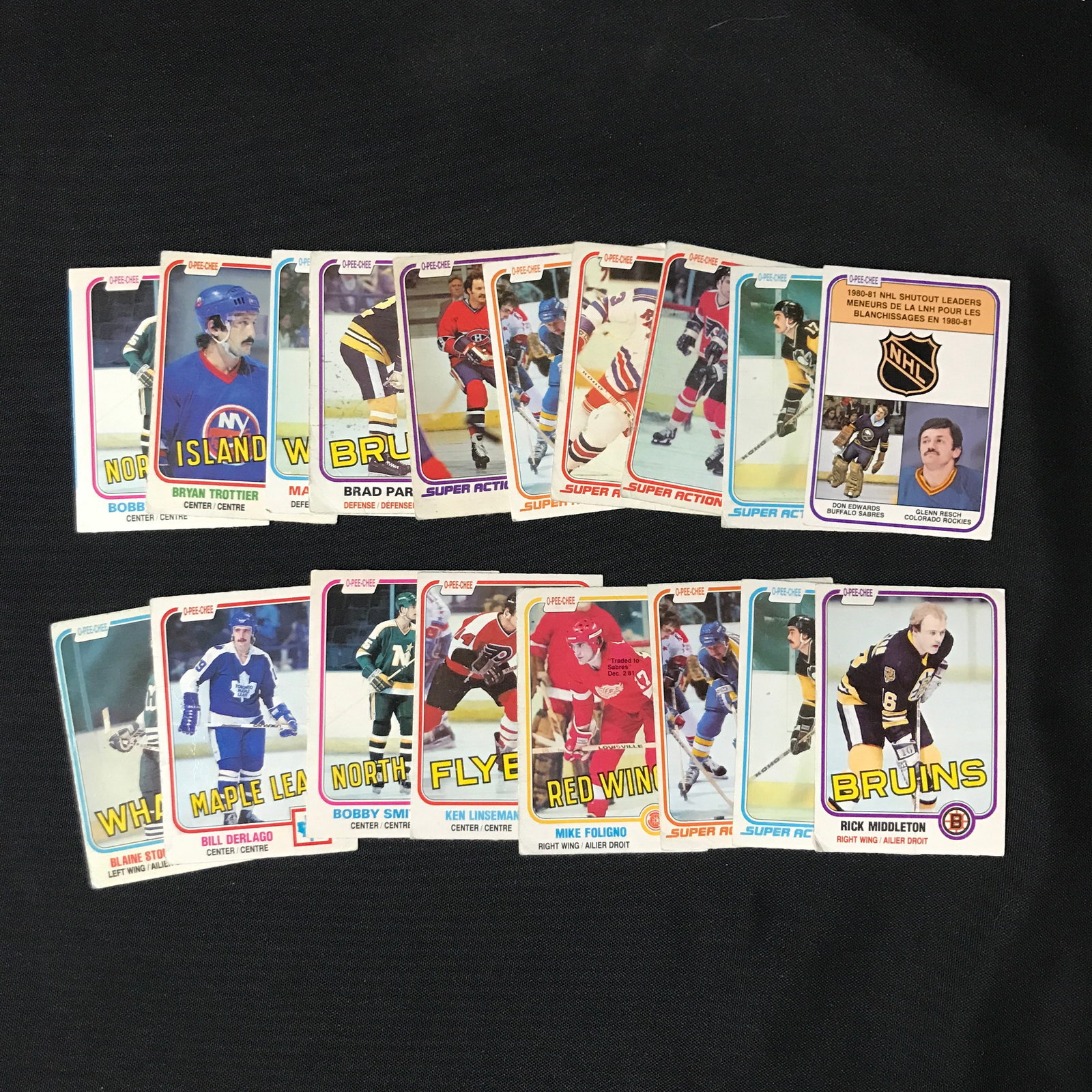 LOT OF LOOSE 1980'S OPC HOCKEY TRADING CARDS: Prices are in Canadian dollars